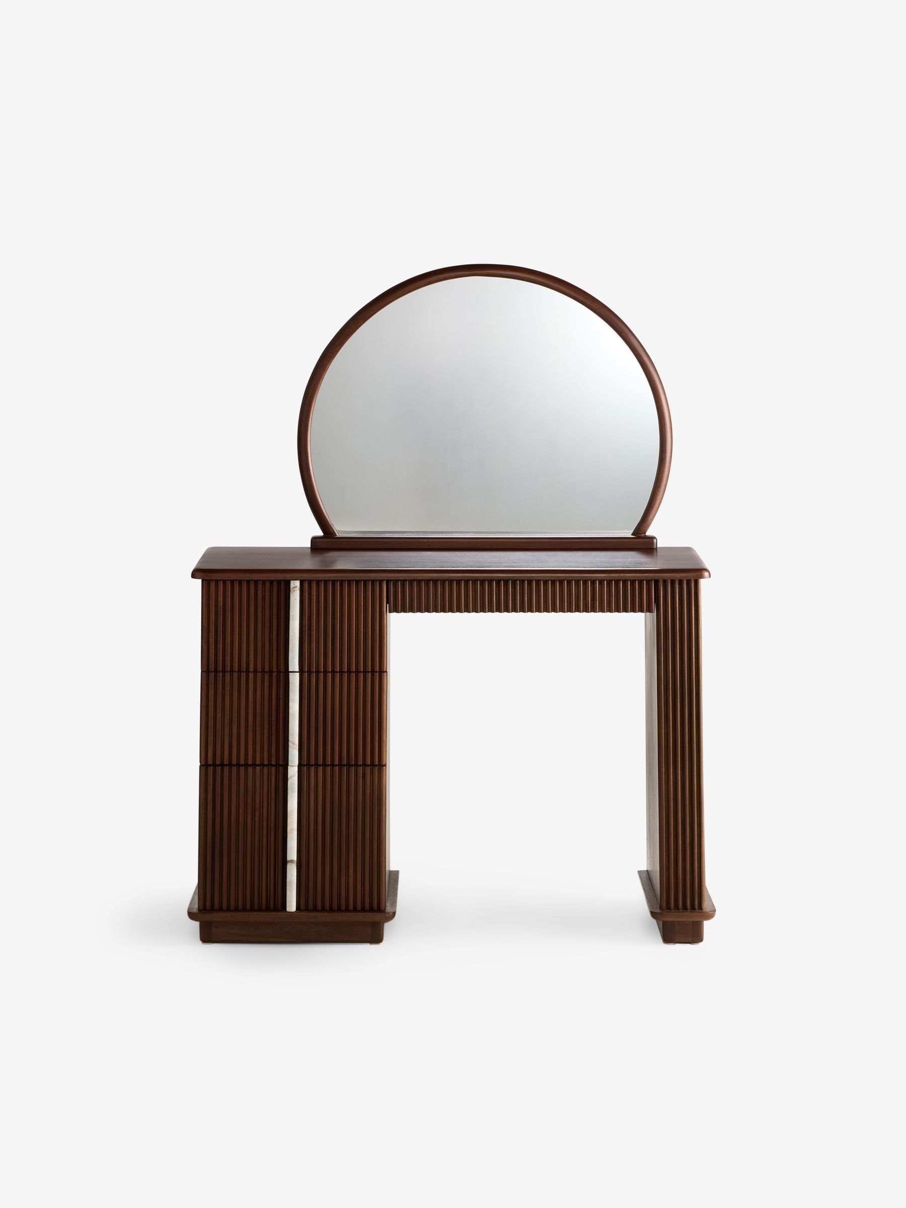 Daliah Console Dressing Table in Dark Mango - Image 6 of 8