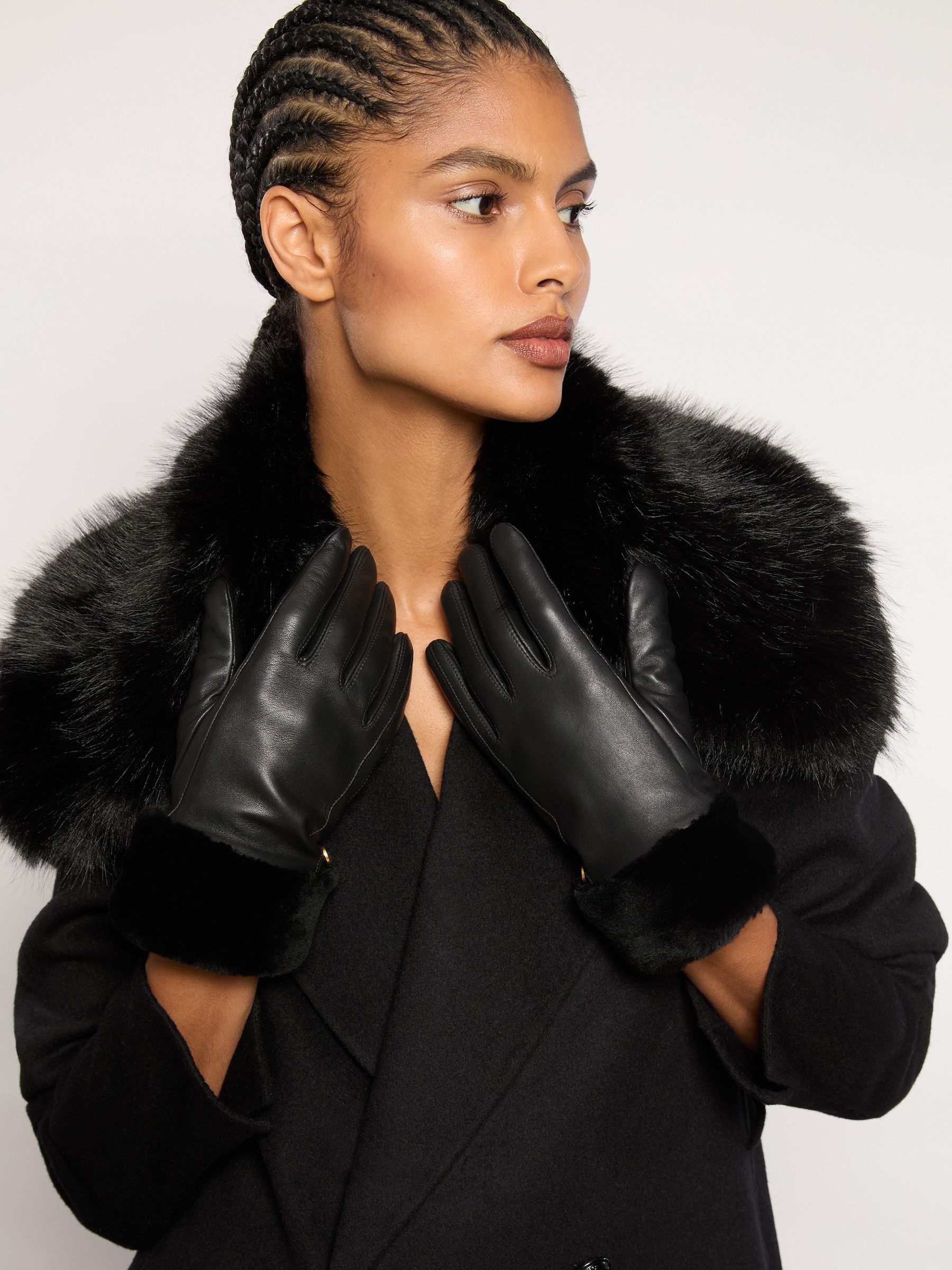 Gloves in Black - Image 3 of 4