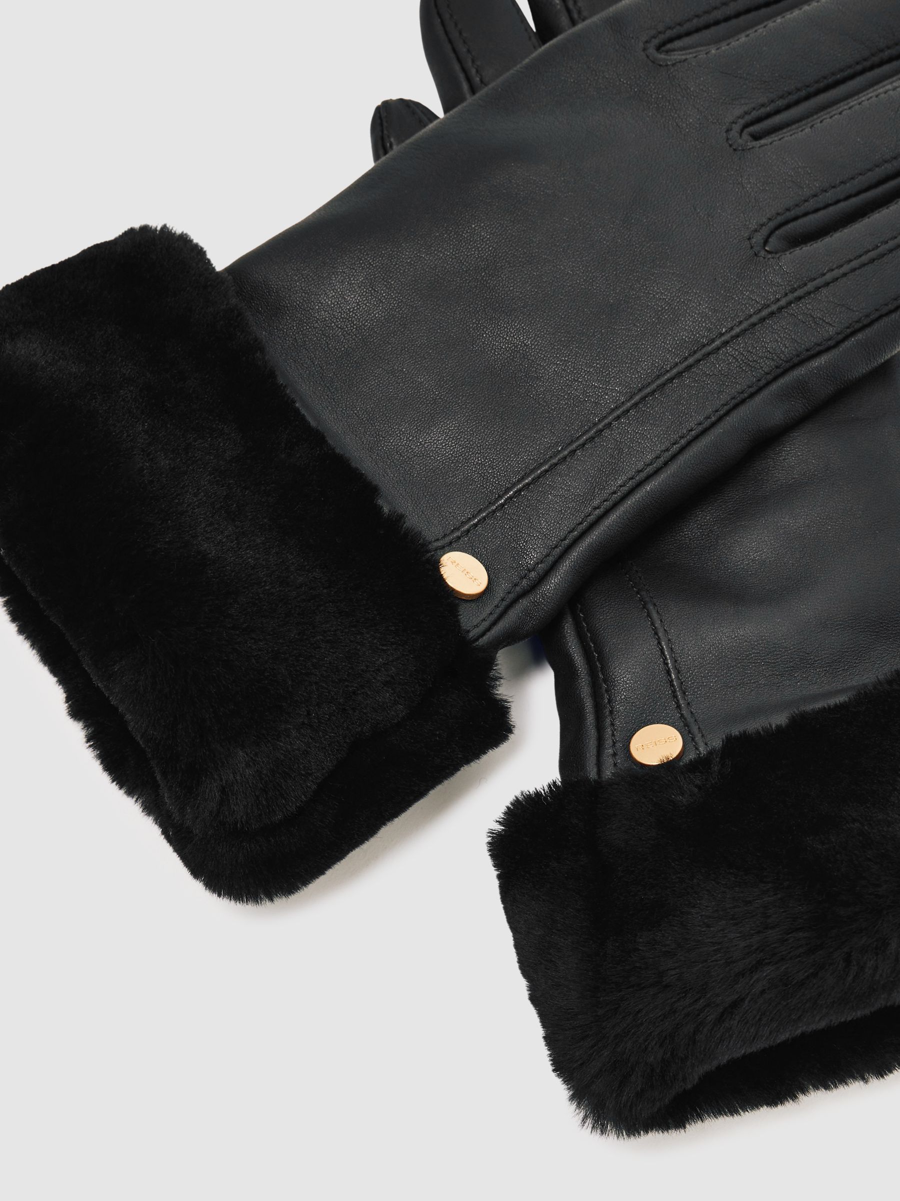 Gloves in Black - Image 4 of 4