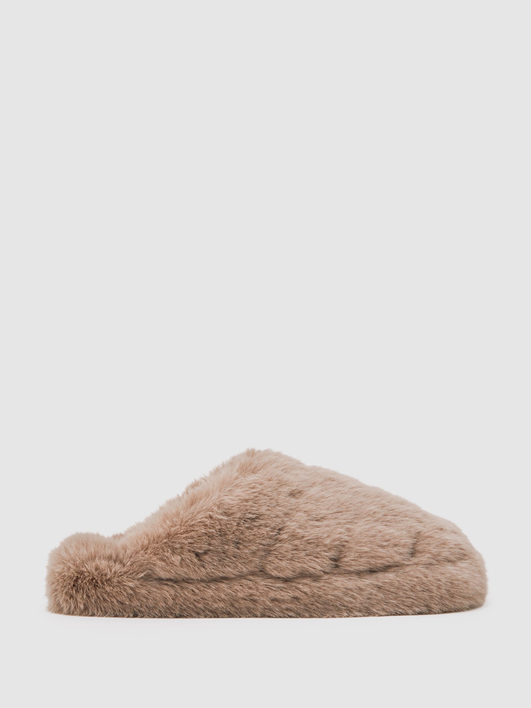 Faux Fur Slippers