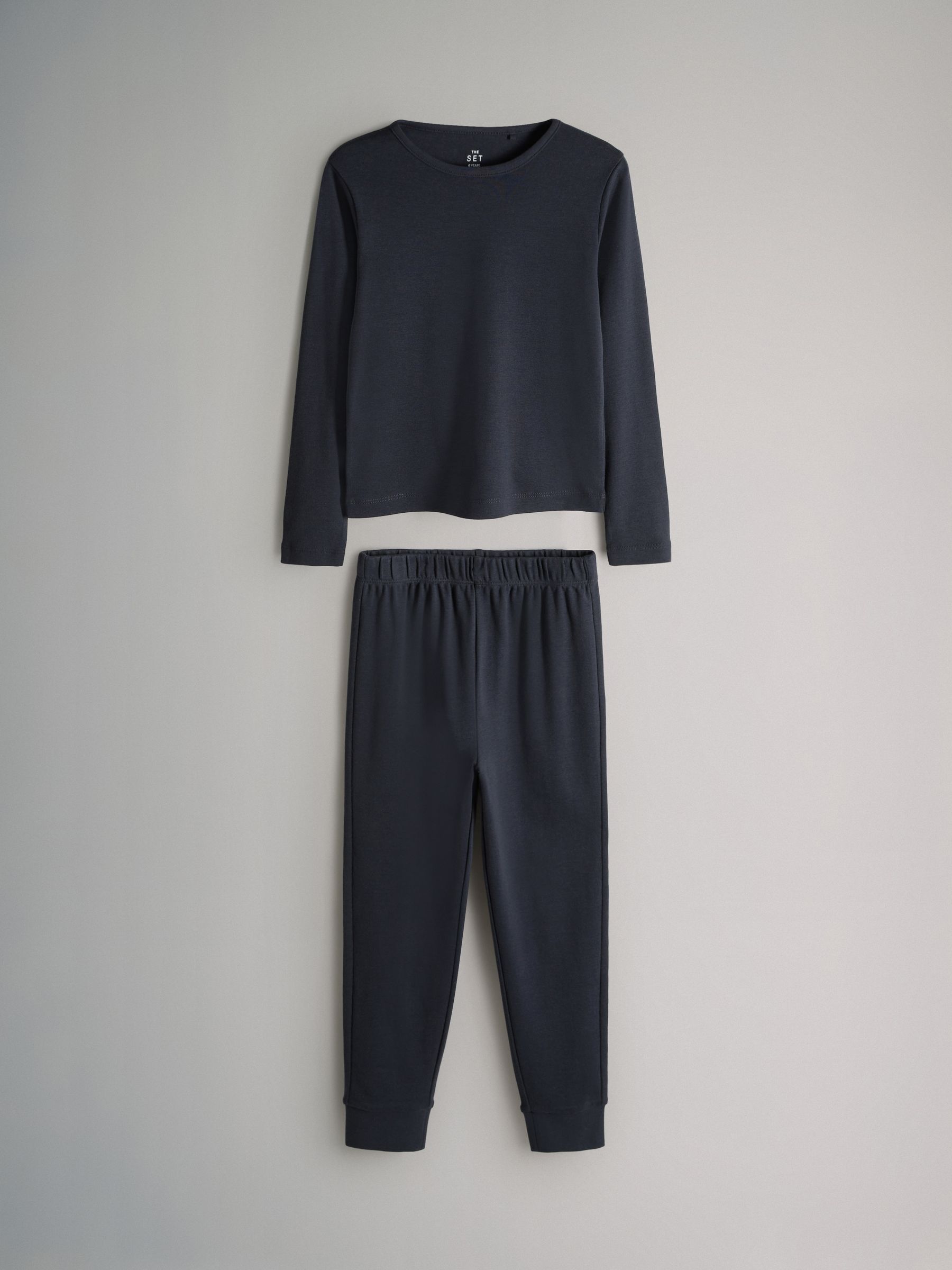 Navy Blue/Cream/Stripe - 4 Pack Snuggle Fit Cotton Jersey Pyjamas Set - Image 4 of 7