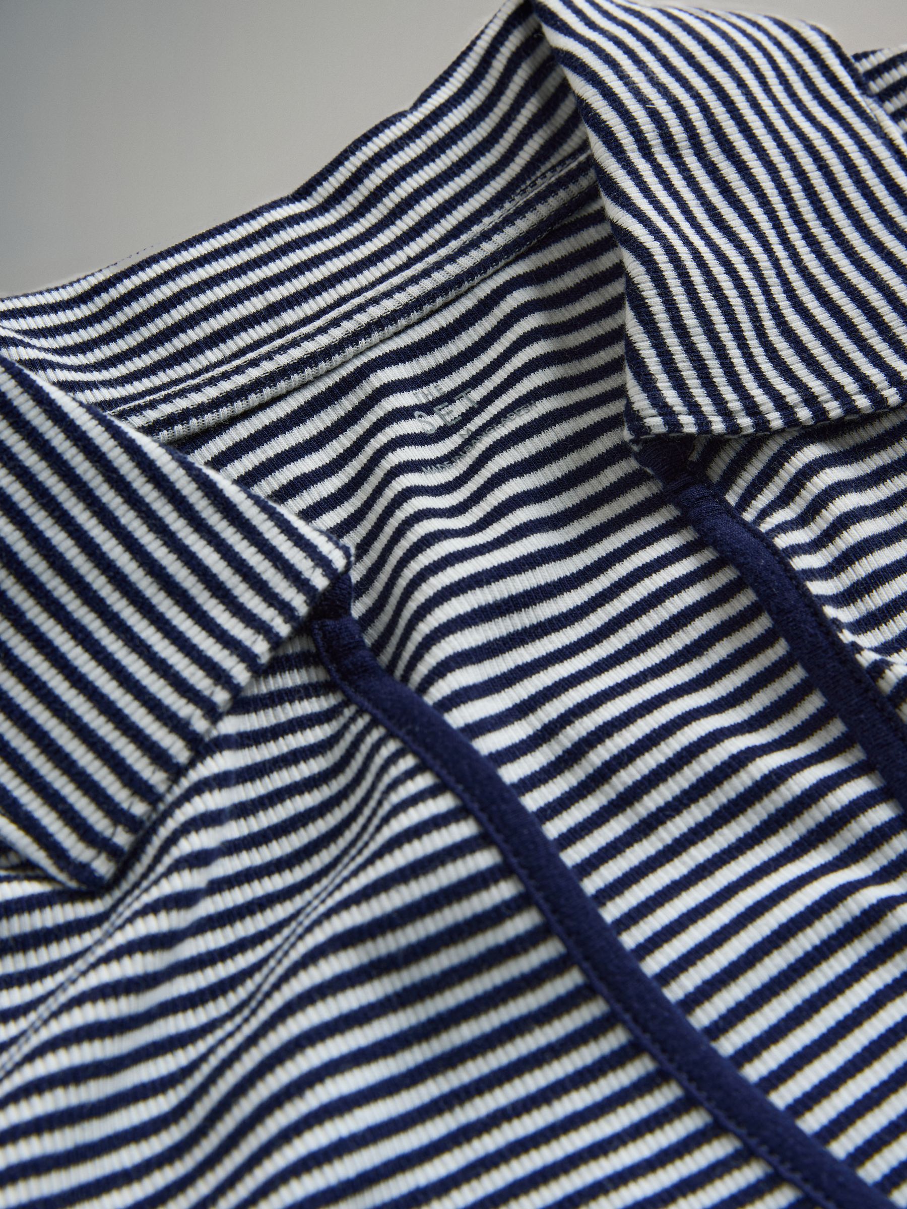 3 Pack Tipped Collar Ribbed Long Sleeve T-Shirts - Image 6 of 6