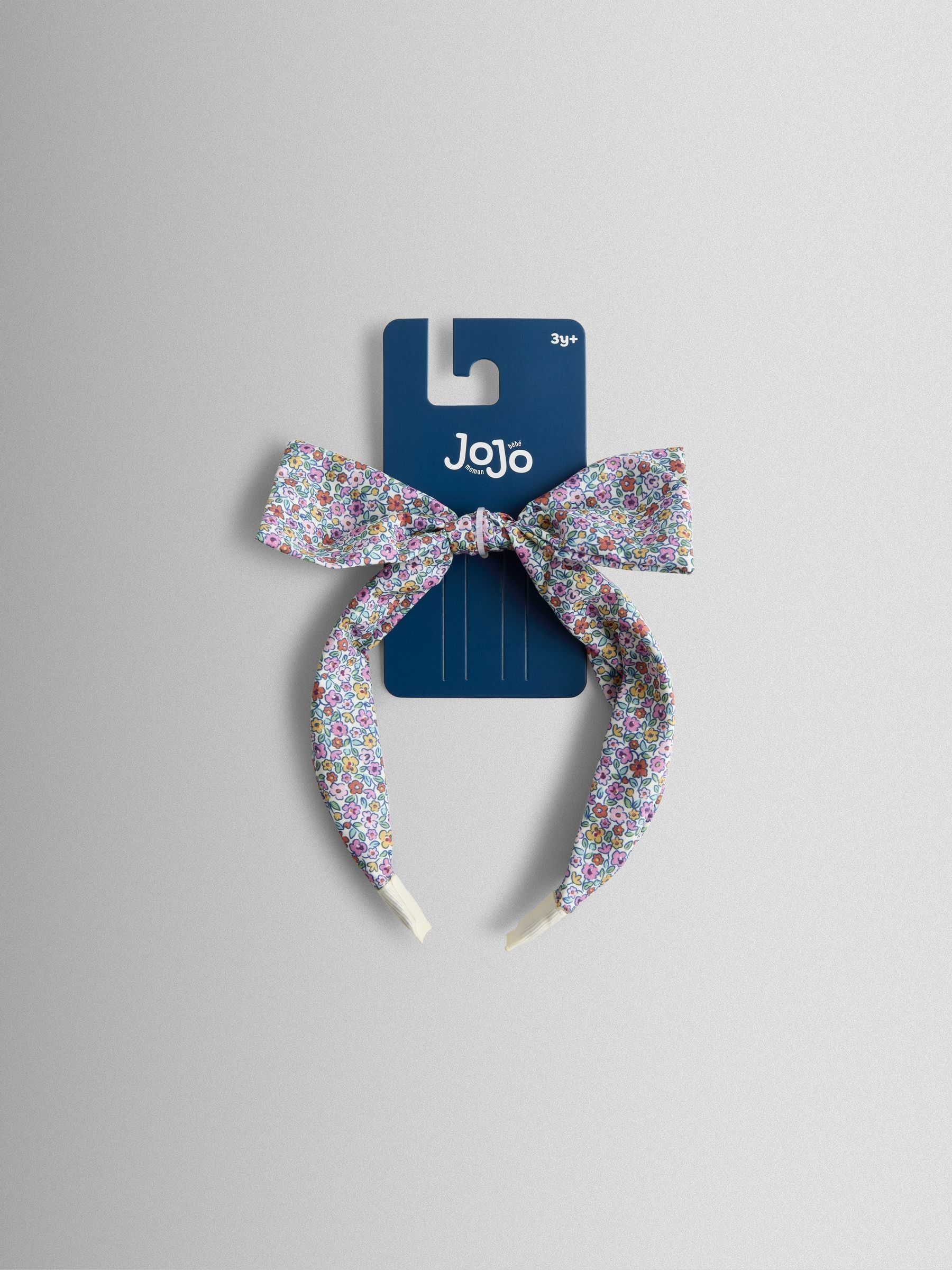 Yellow Ditsy Floral Print Bow Headband - Image 1 of 3