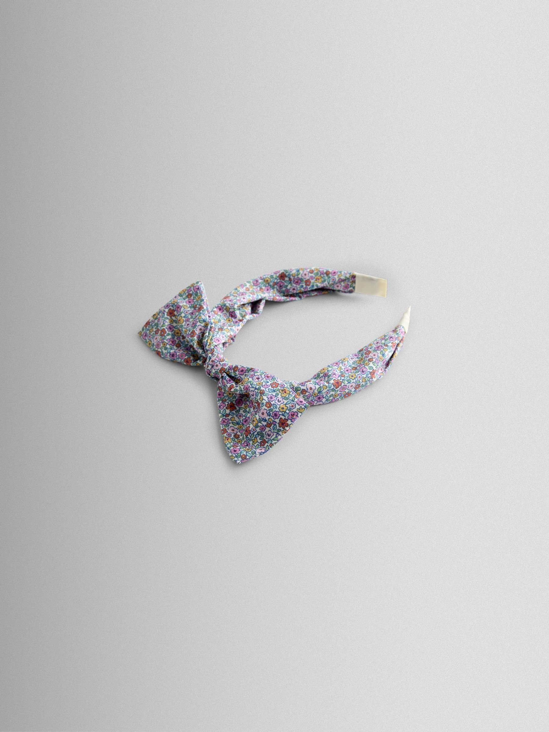 Yellow Ditsy Floral Print Bow Headband - Image 3 of 3