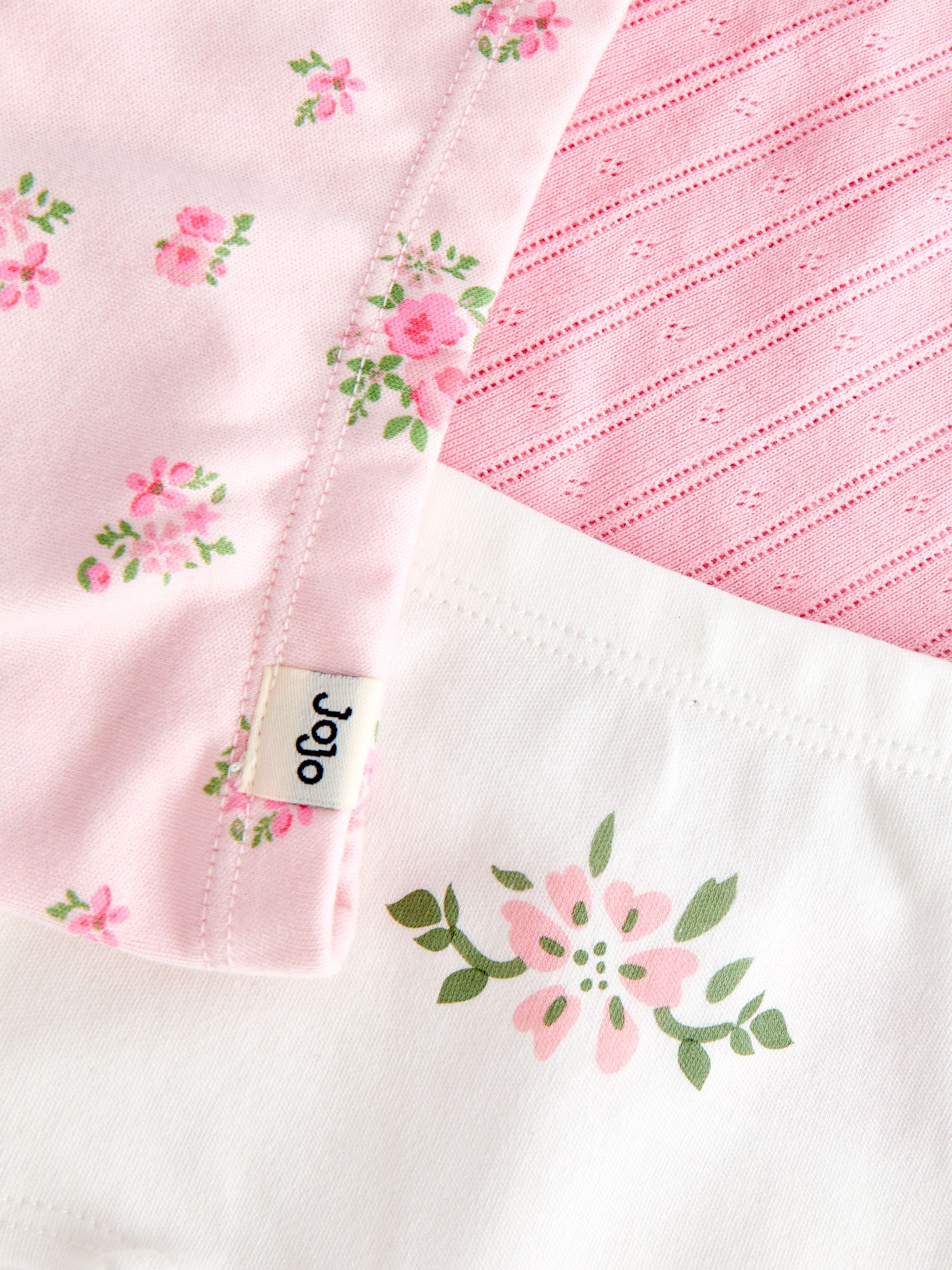 Pink Floral 3-Pack Shorts - Image 8 of 8
