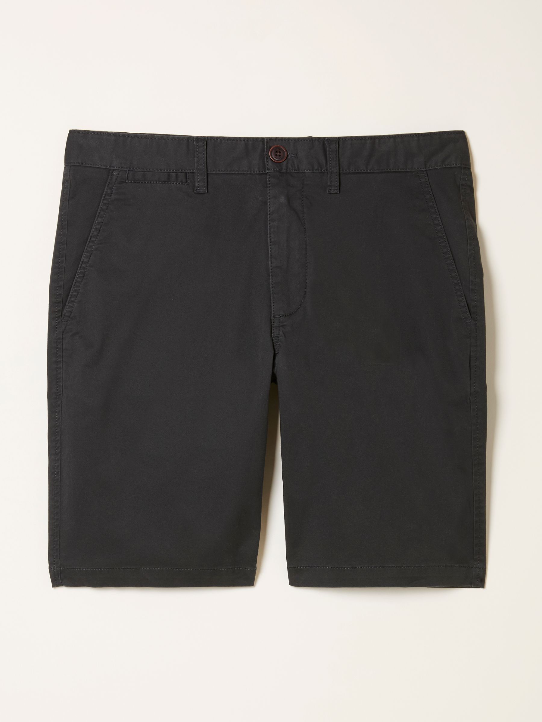 Mawes Washed Black Chino Shorts - Image 1 of 1 Mawes Washed Black Chino Shorts - Image 1 of 1