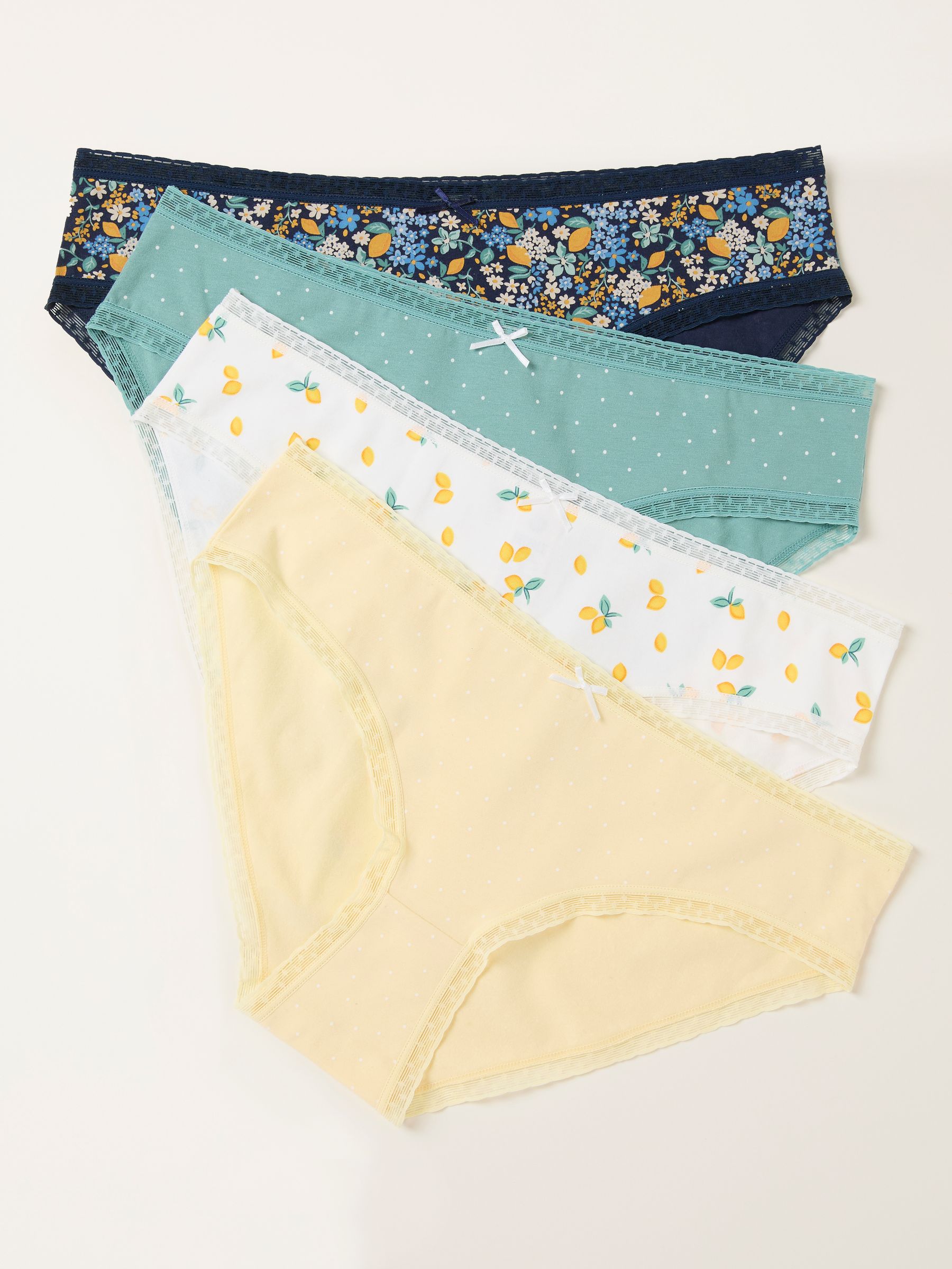Multi 4 Pack Lemon Classic Knickers - Image 2 of 2