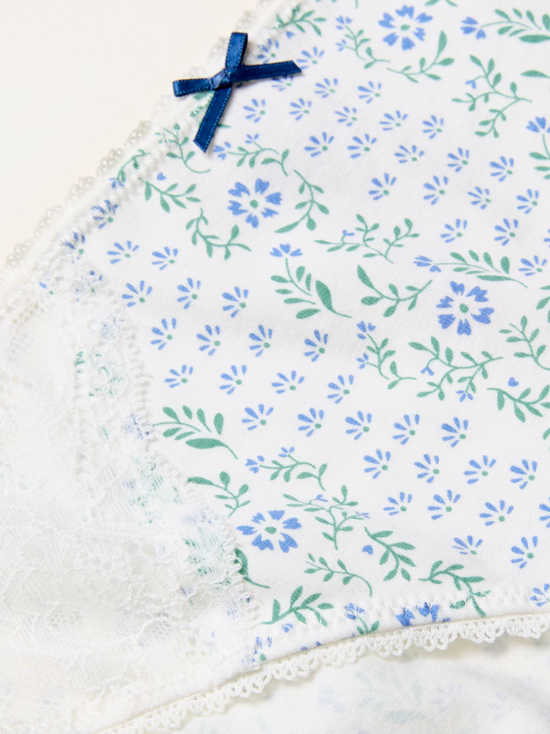 Ivory Geo Floral Classic Knickers - Image 2 of 2