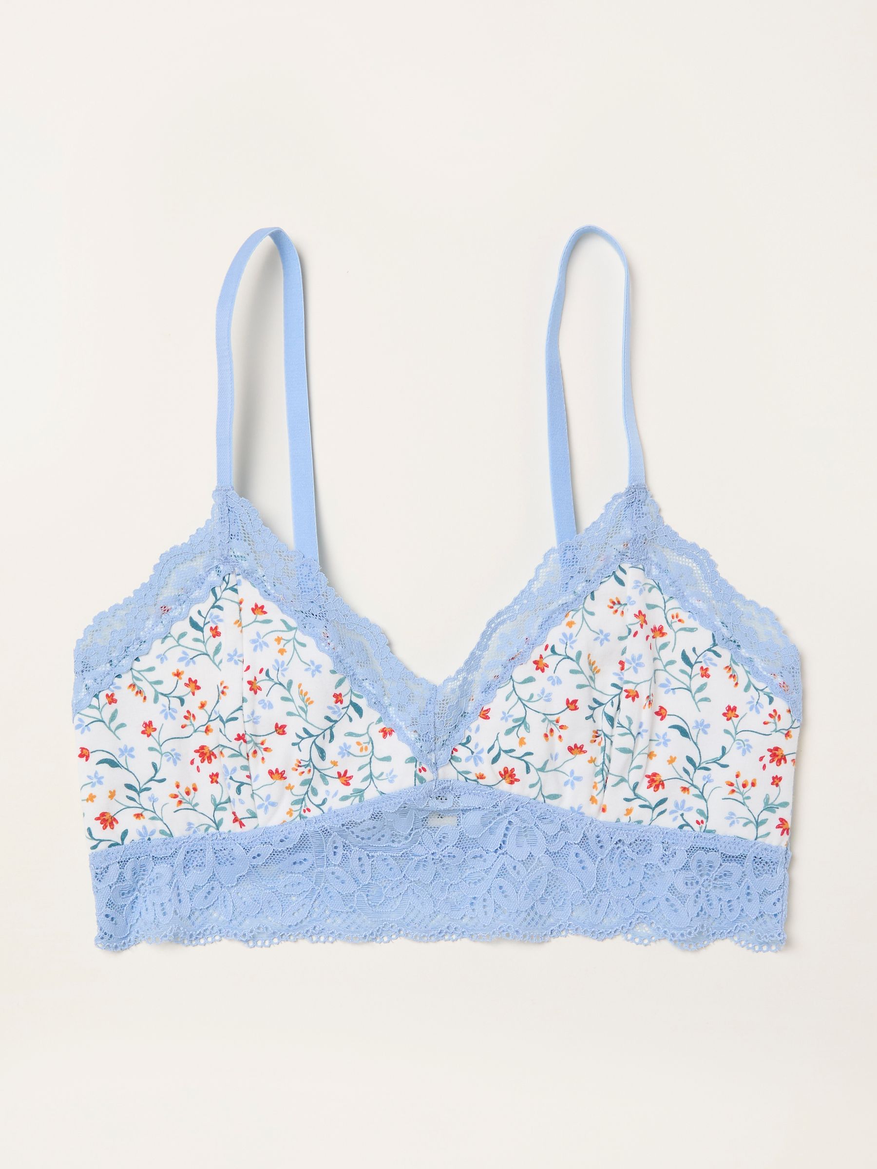 Ivory Floral Bralette - Image 1 of 2