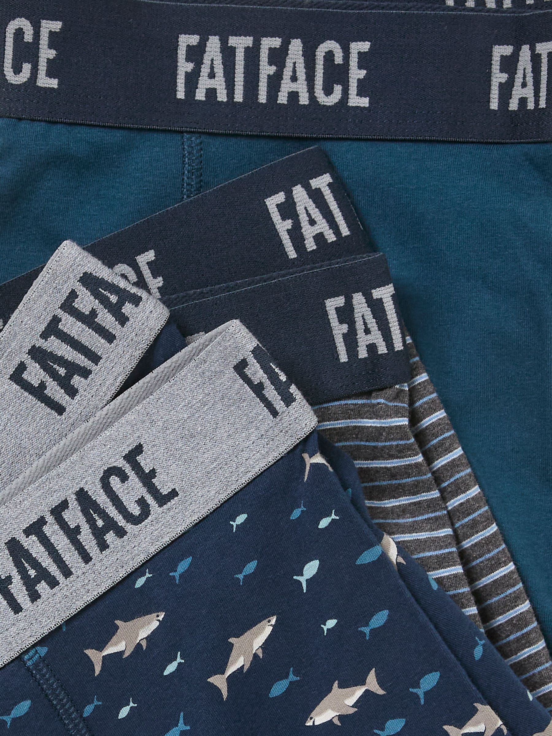 Navy 3 Pack Shark Boxers - Image 2 of 2