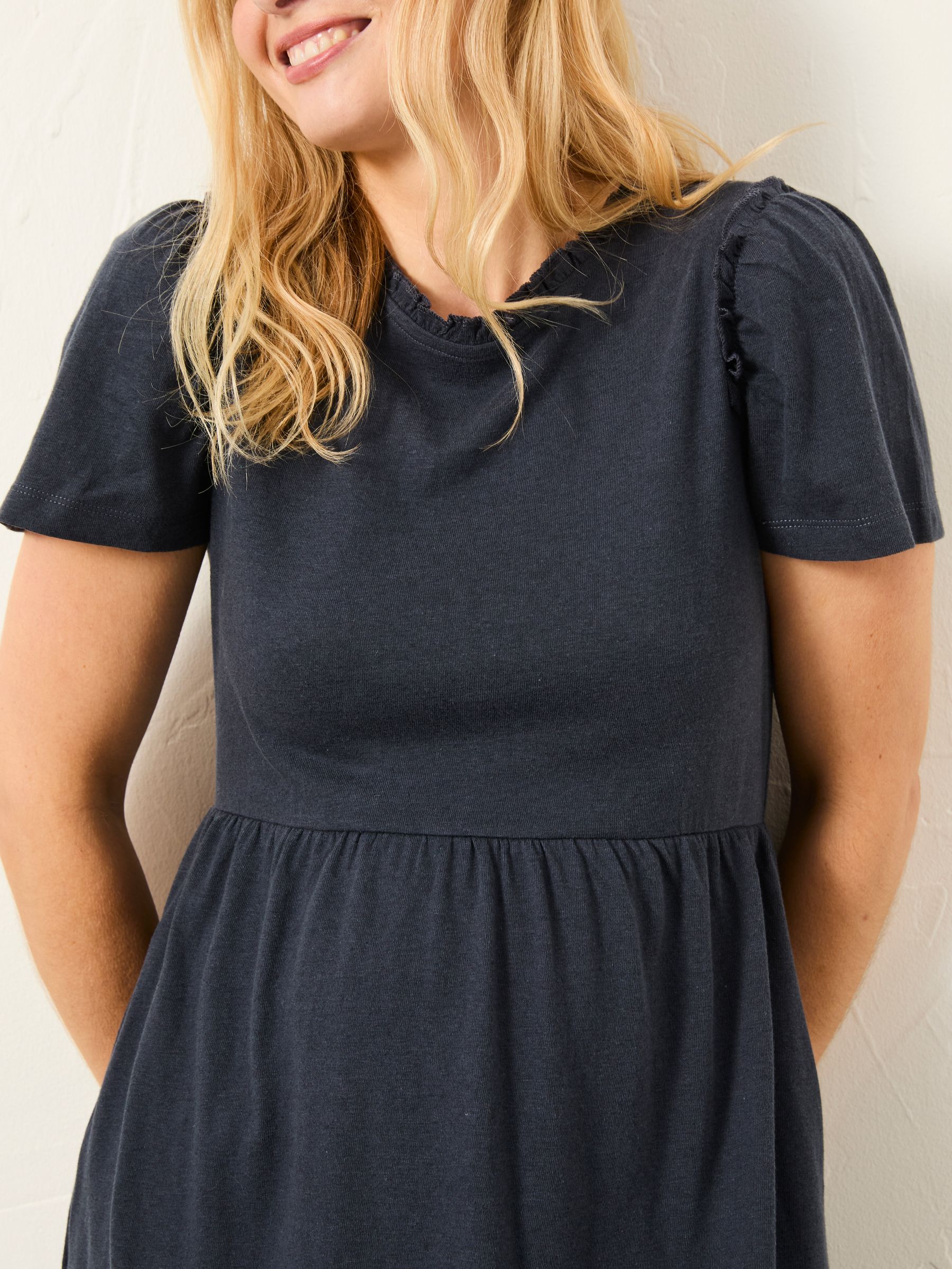 Navy Regular Josie Jersey Dress - Image 3 of 5