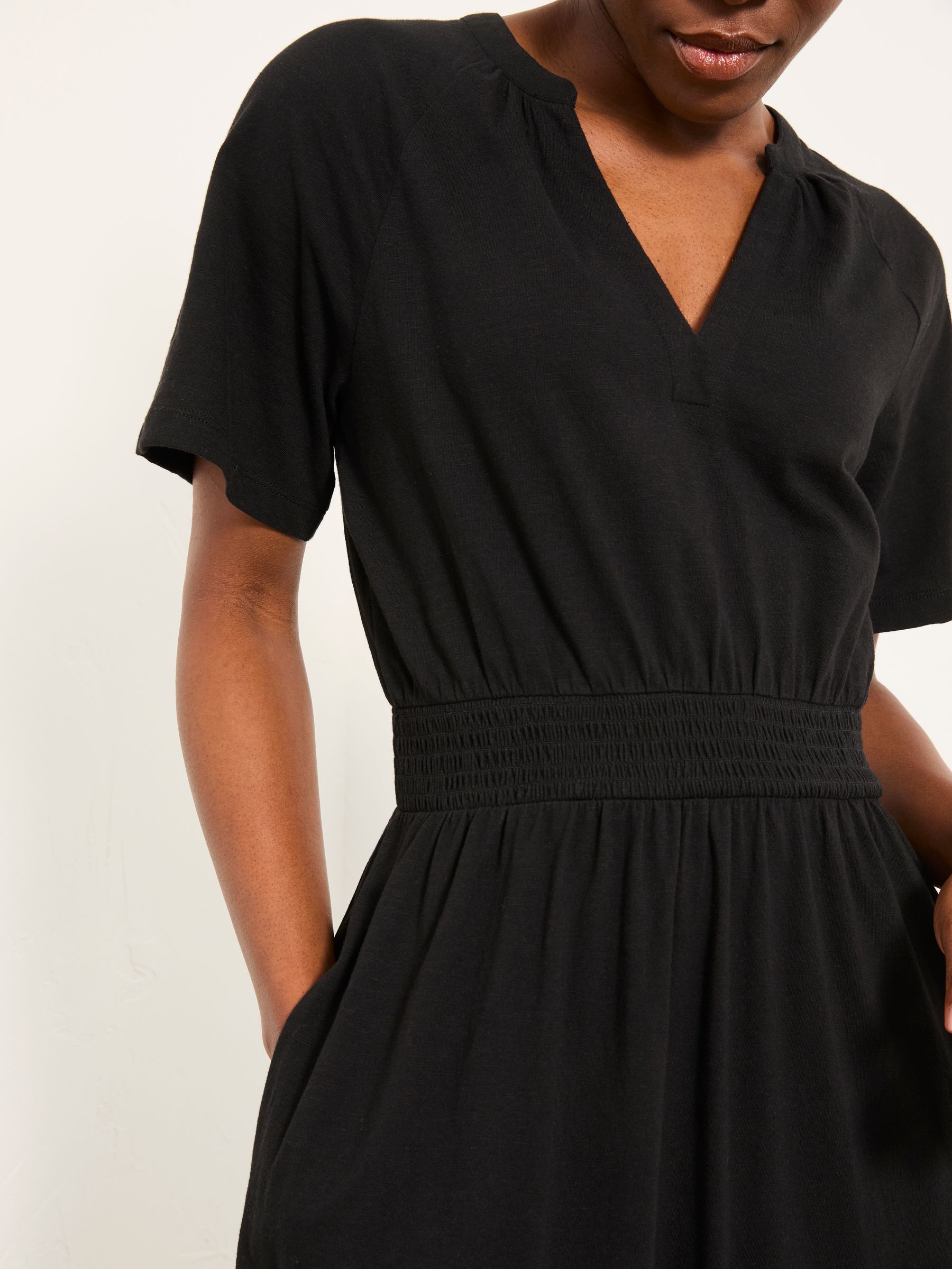 Alexia Black Regular Jersey Midi Dress - Image 3 of 5