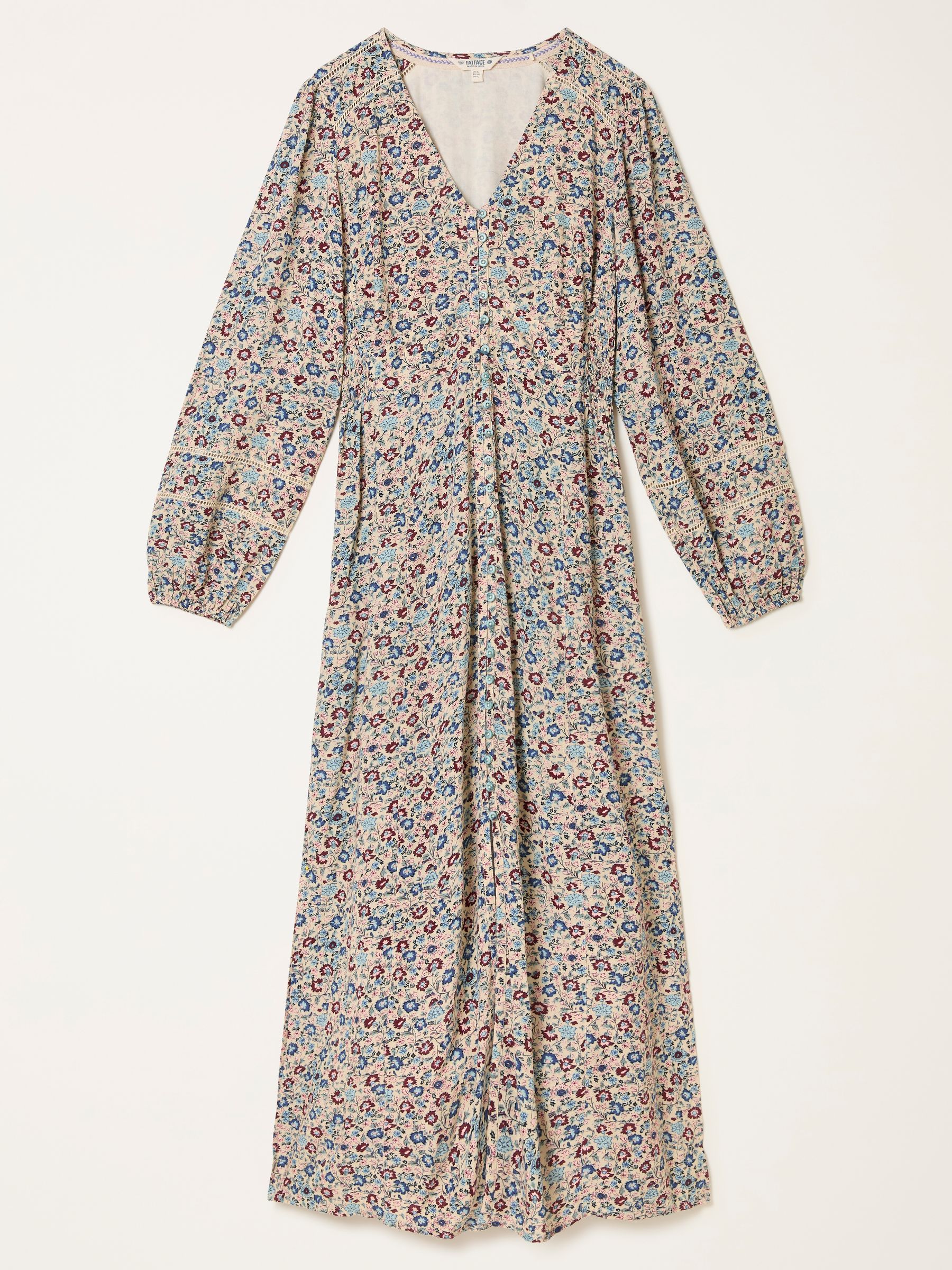 Solene Multi Vintage Ditsy Regular Midi Dress - Image 6 of 6