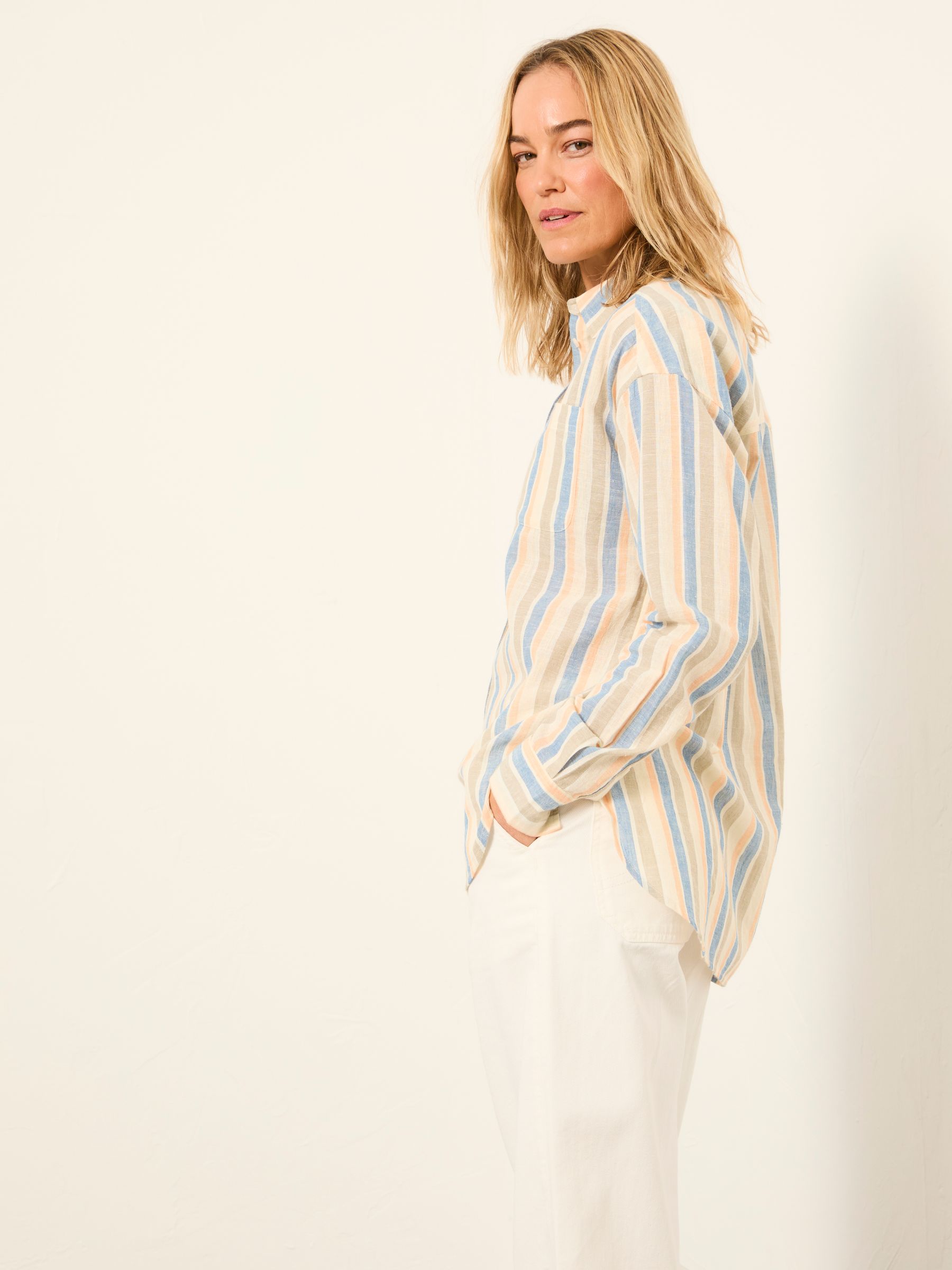 Carolin Multi Regular Stripe Shirt - Image 3 of 5