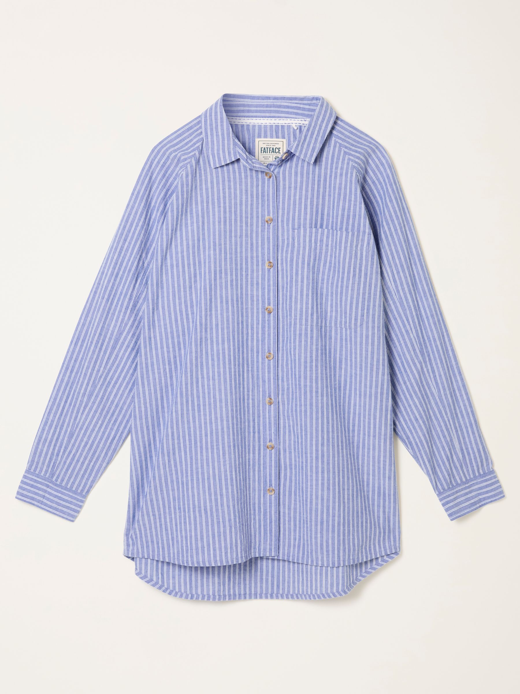 Bessie Blue Regular Stripe Shirt - Image 5 of 5
