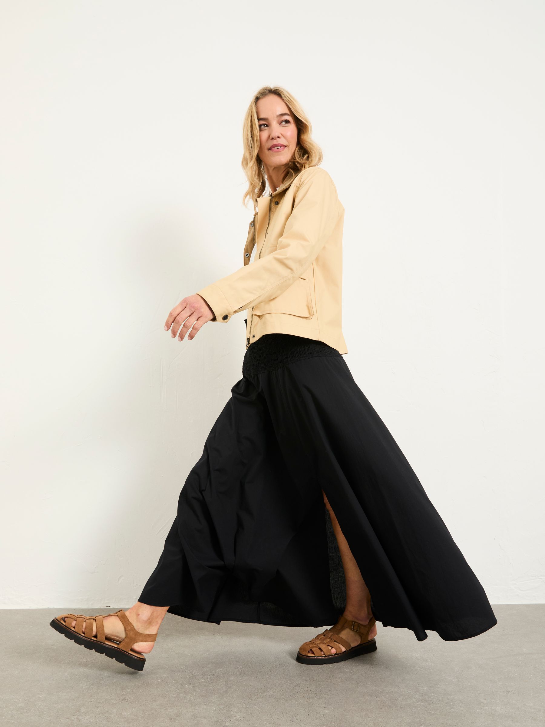 Harper Black Midi Skirt - Image 4 of 6