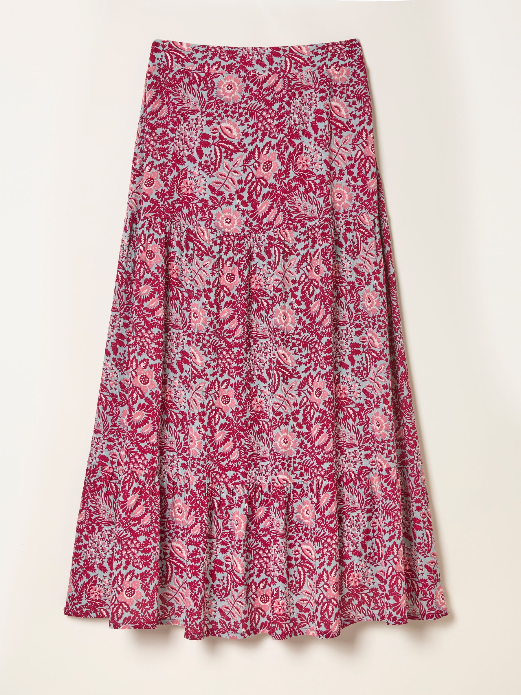 Anika Plum Purple Spriggy Ditsy Midi Skirt - Image 6 of 6