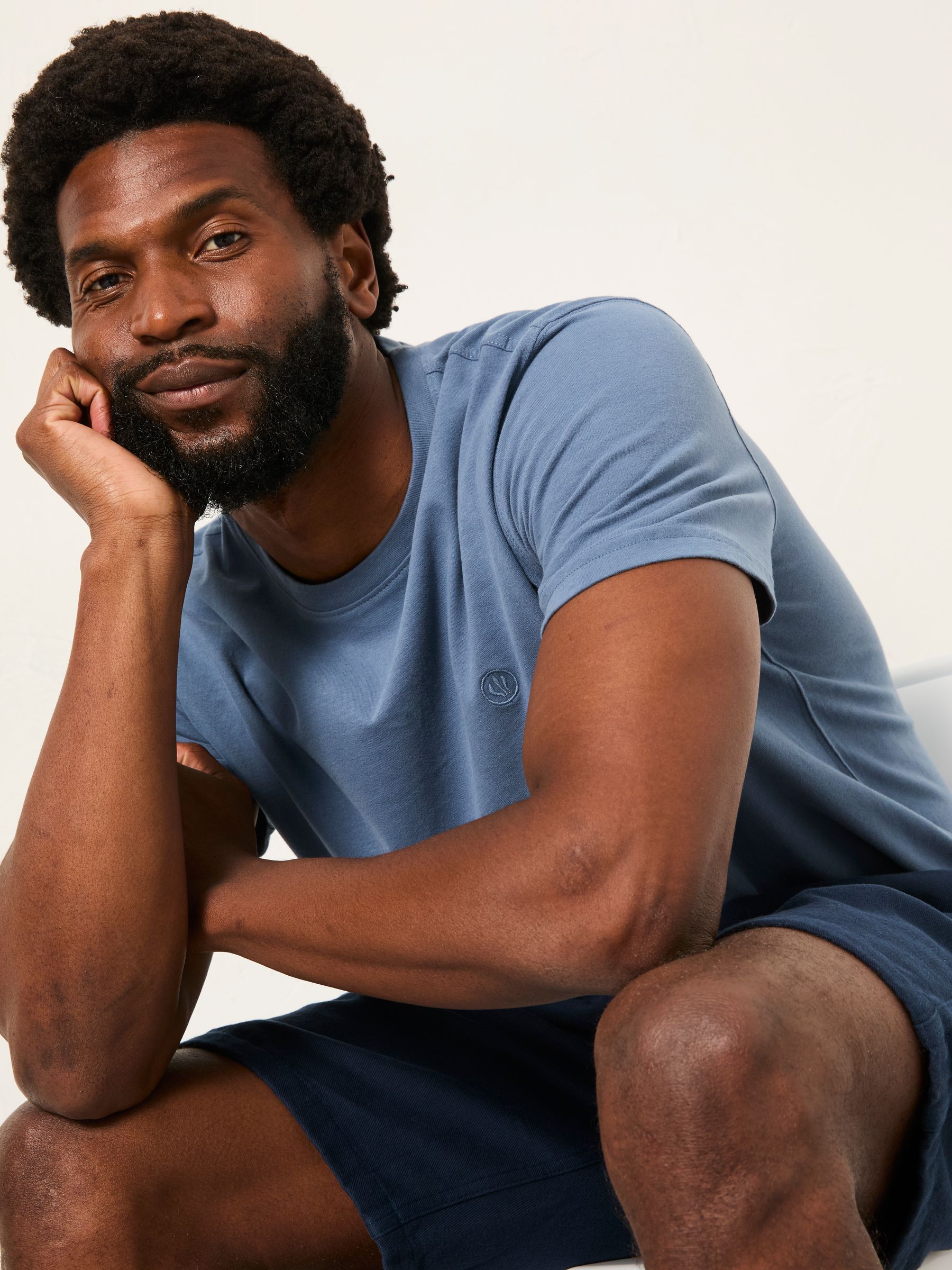 Lulworth Blue Denim Short Sleeve T-Shirt - Image 5 of 6