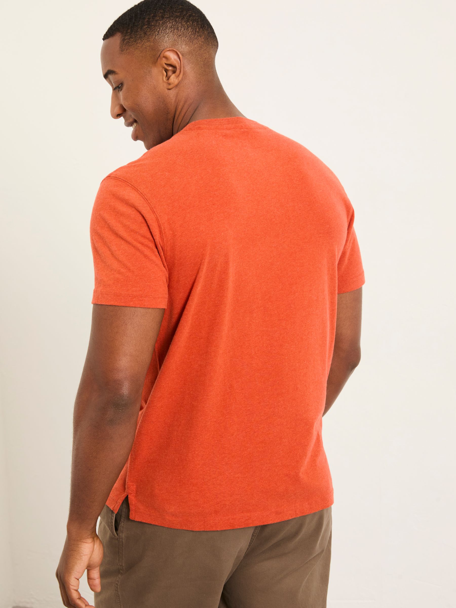 Lulworth Terracotta Short Sleeve T-Shirt - Image 2 of 6 Lulworth Terracotta Short Sleeve T-Shirt - Image 2 of 6