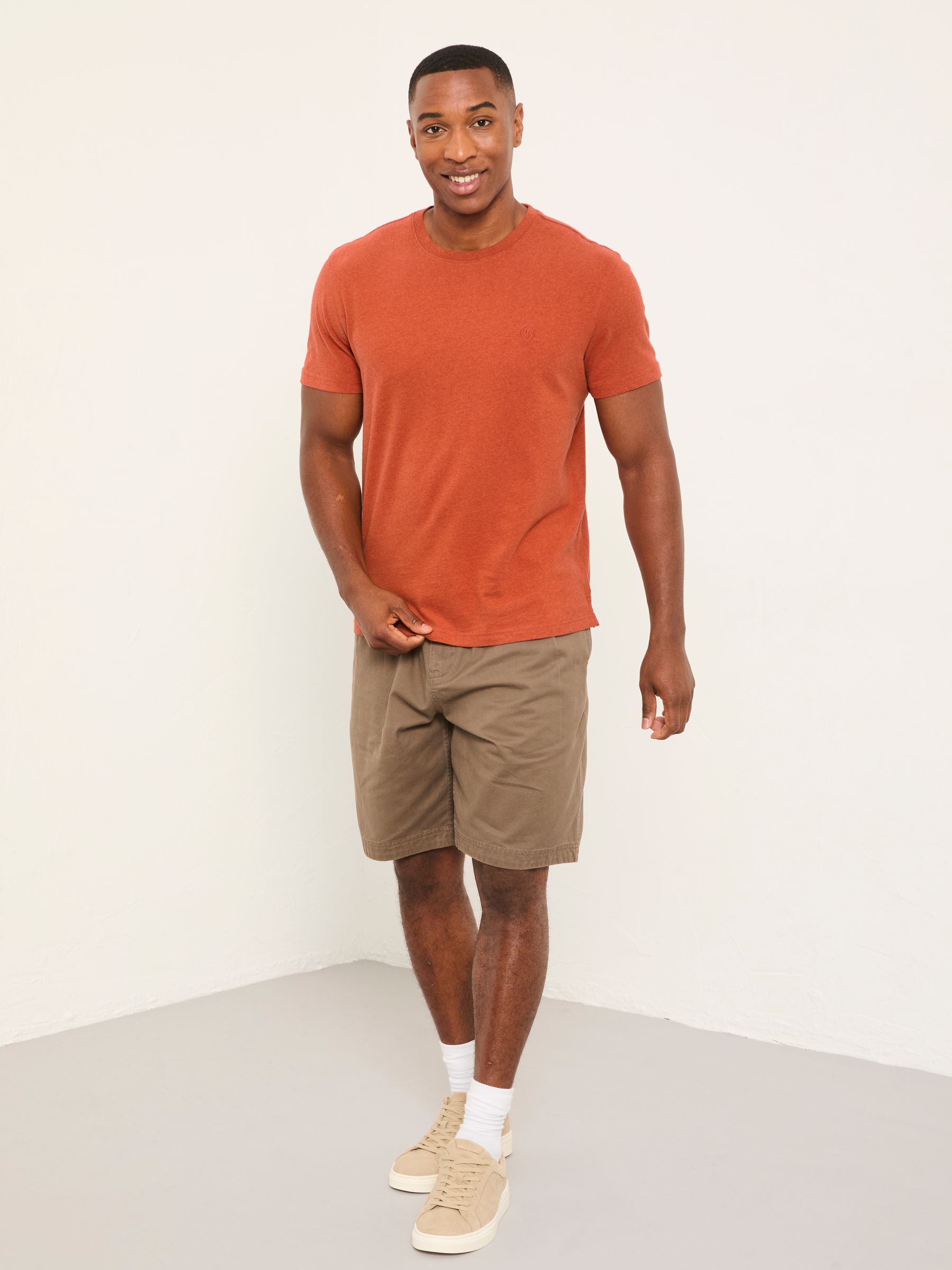 Lulworth Terracotta Short Sleeve T-Shirt | FatFace