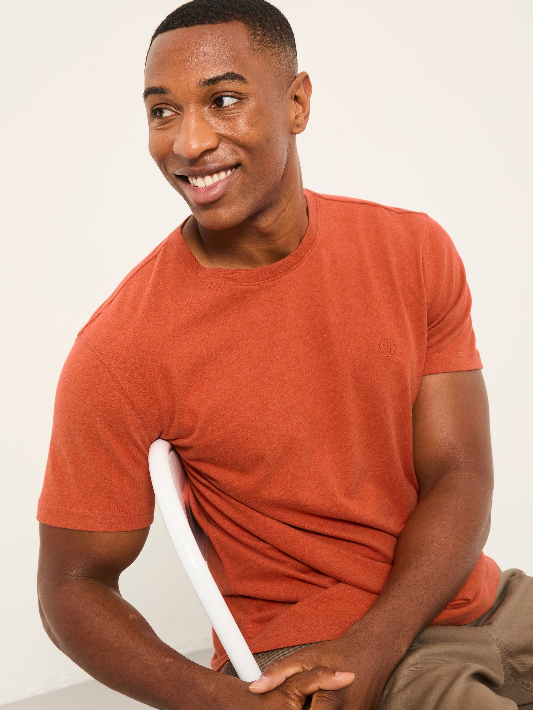 Lulworth Terracotta Short Sleeve T-Shirt | FatFace