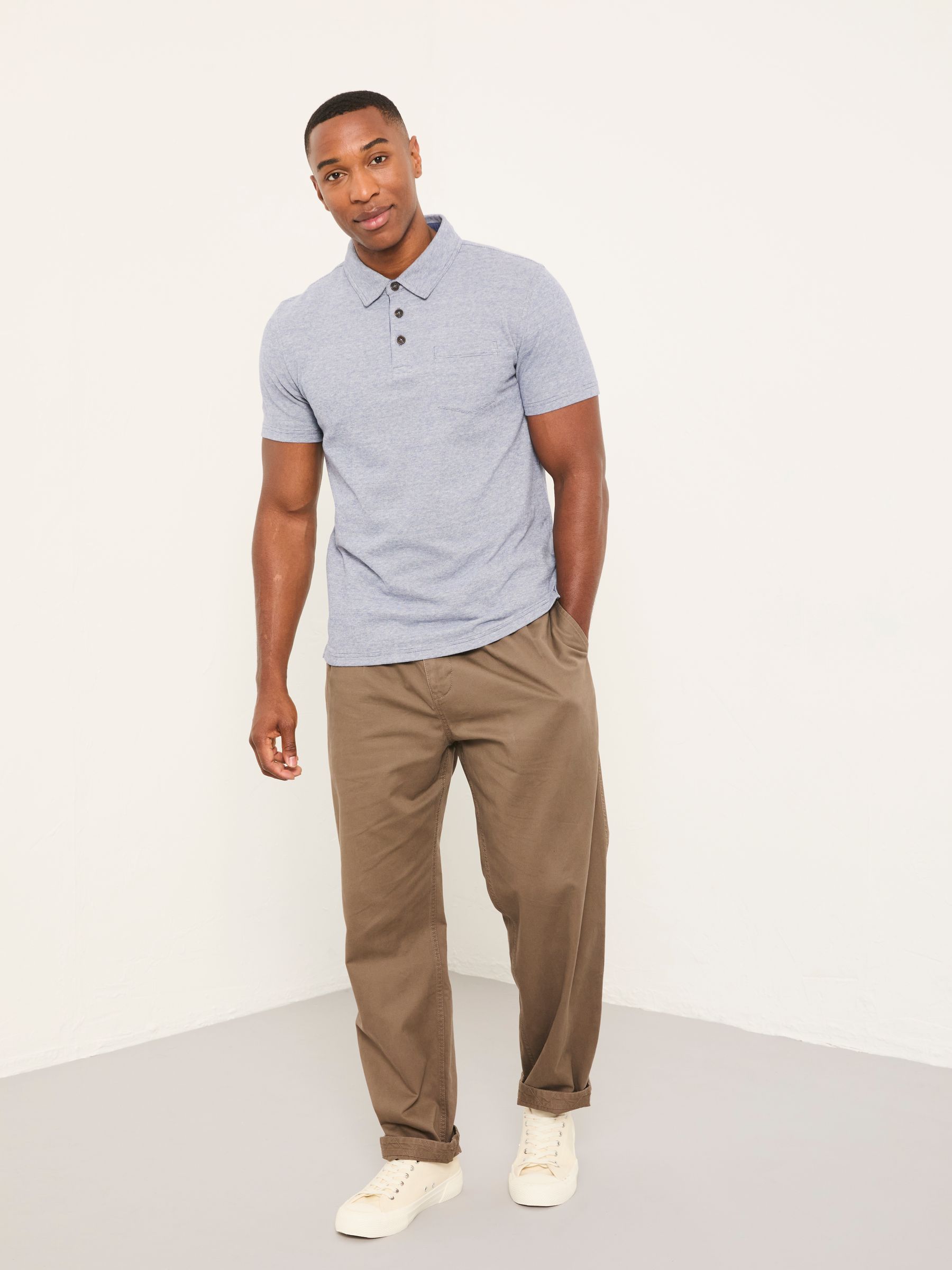 Polo Shirt in French Navy | FatFace USA