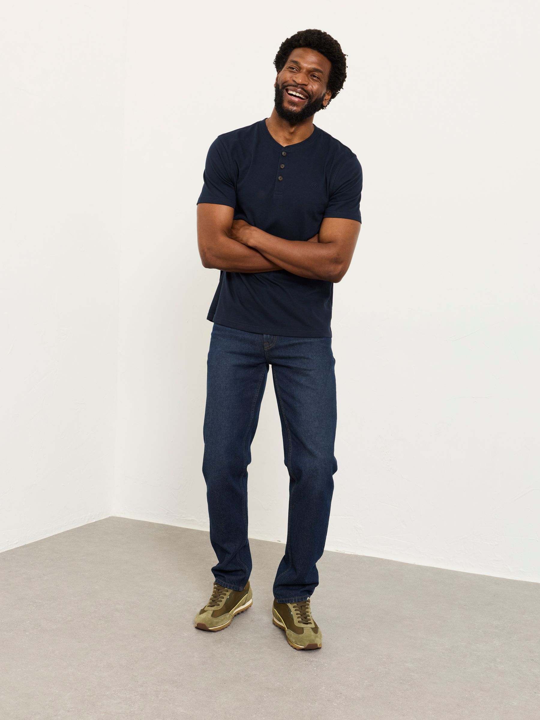 Henley White Short Sleeve Tshirts 2 Pack - Image 7 of 8