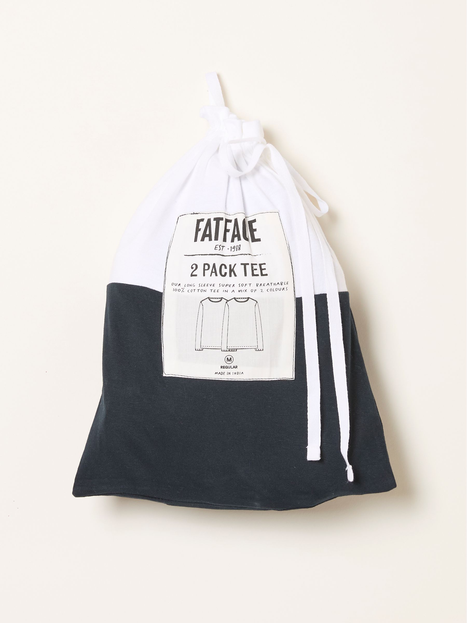 White Long Sleeve Tshirts 2 Pack - Image 7 of 7