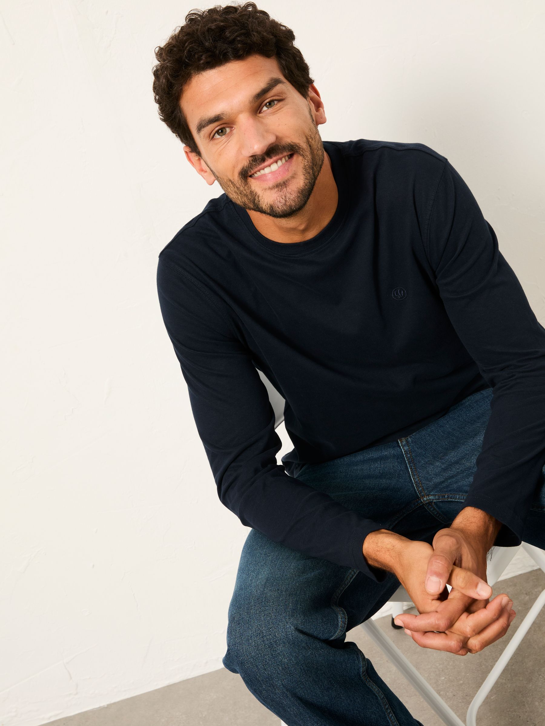 White Long Sleeve Tshirts 3 Pack - Image 3 of 7