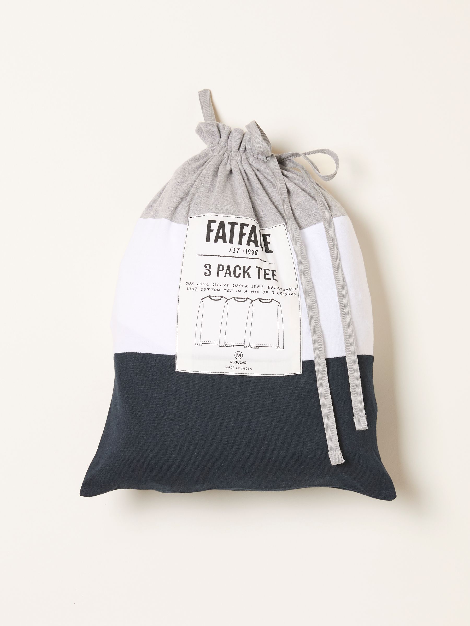 White Long Sleeve Tshirts 3 Pack - Image 7 of 7