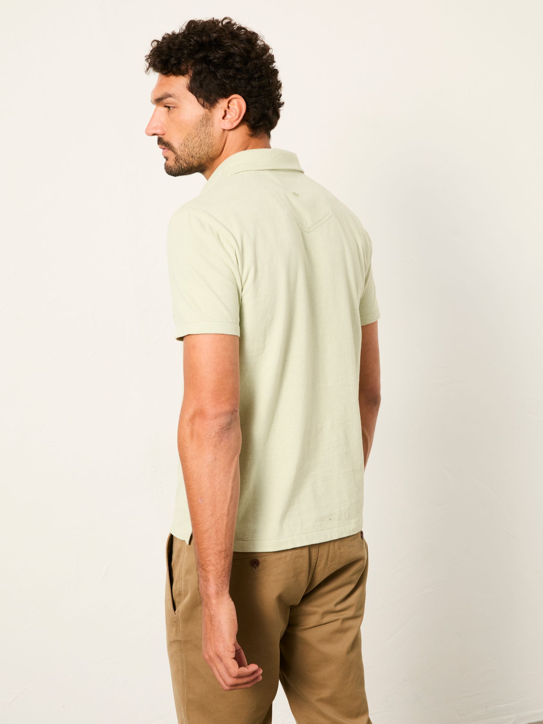 Green Elm Stripe Polo - Image 2 of 6 Green Elm Stripe Polo - Image 2 of 6