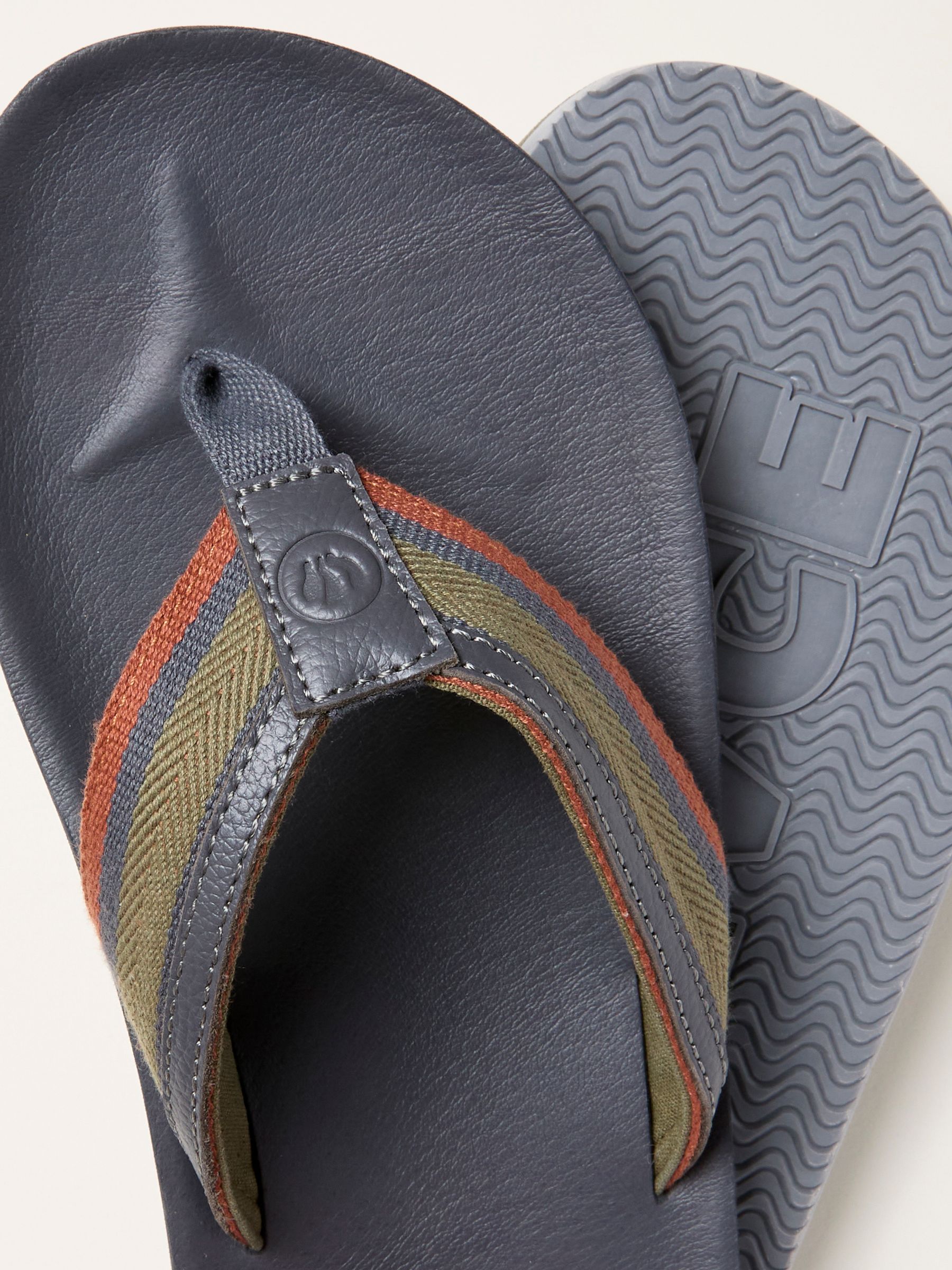 Charcoal Grey Conwy Flip Flop - Image 2 of 3
