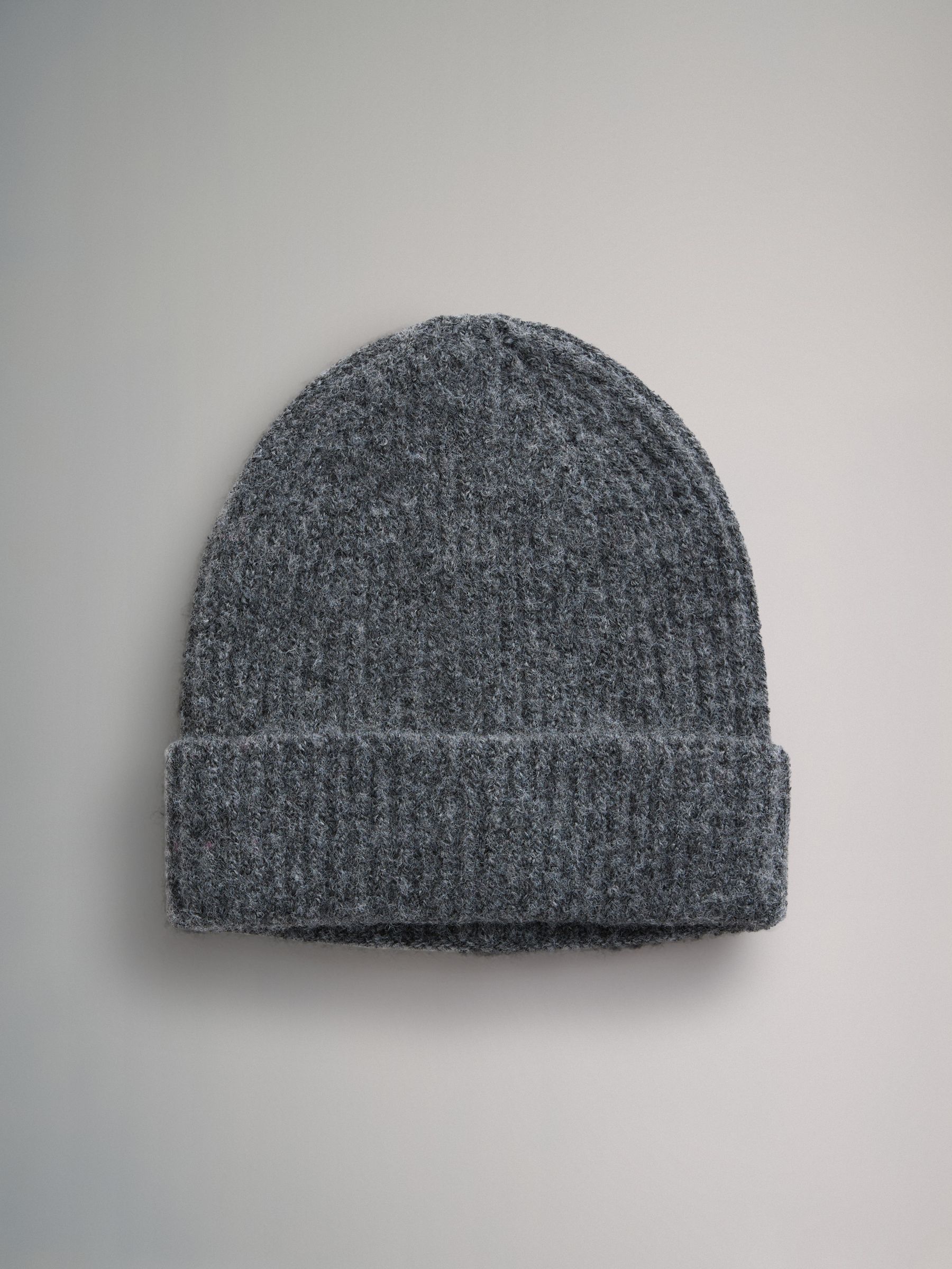 3 Pack Beanies Black/Grey Marl/Charcoal Grey - Image 3 of 6