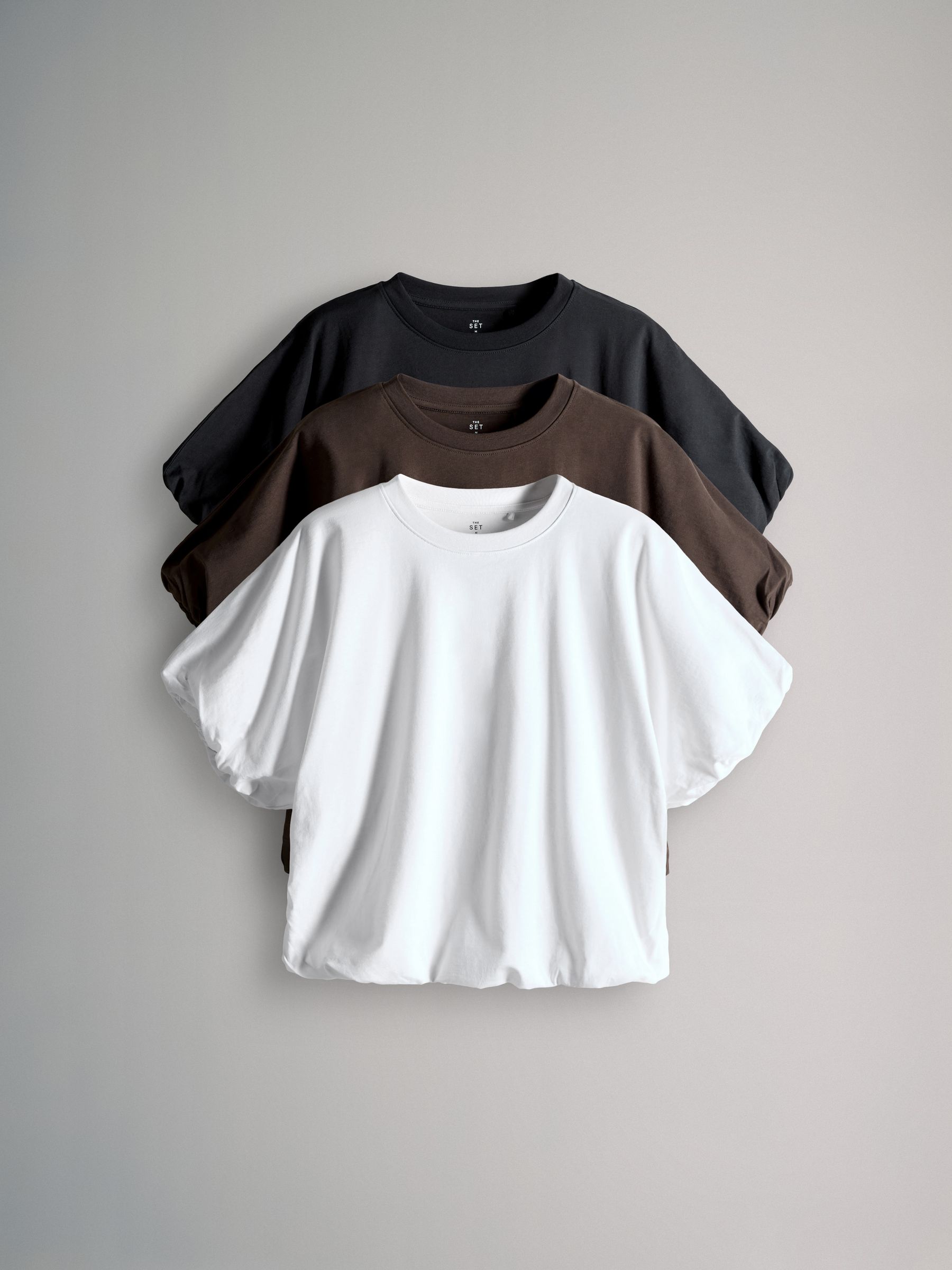 3 Pack Bubble Hem T-Shirts - Image 1 of 6