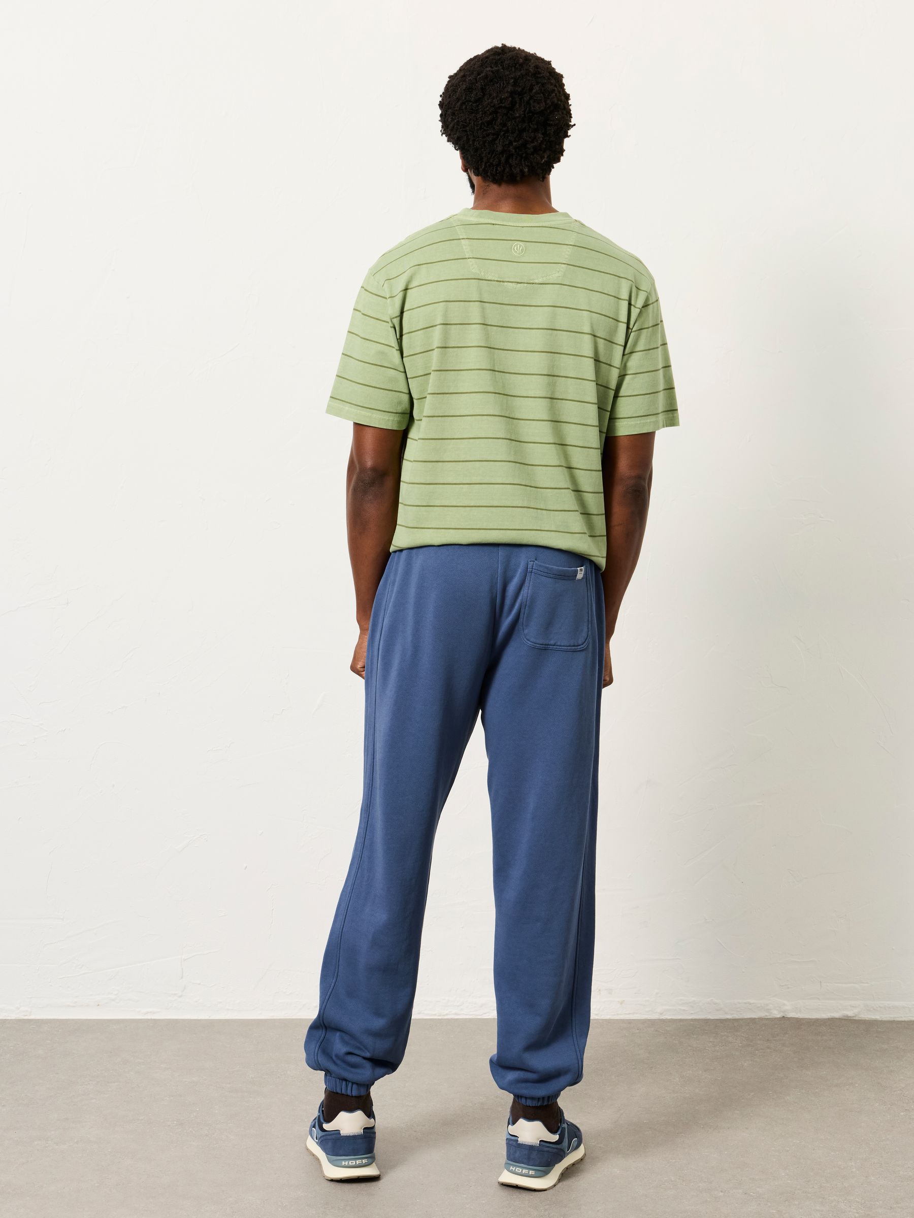 Brooke Denim Dark Blue Cuffed Joggers - Image 2 of 6