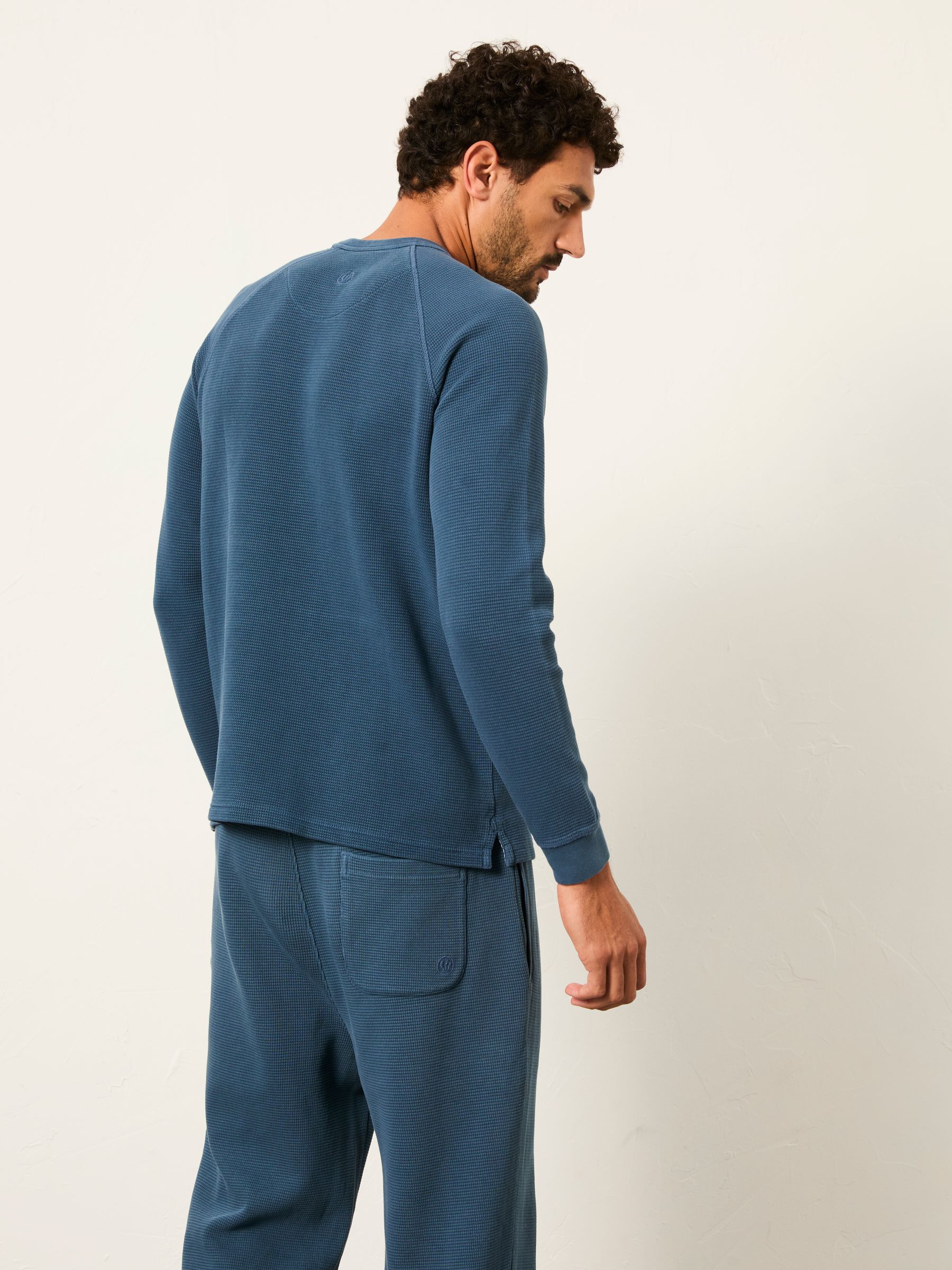 Wye Blue Denim Crew Neck Sweat - Image 2 of 6