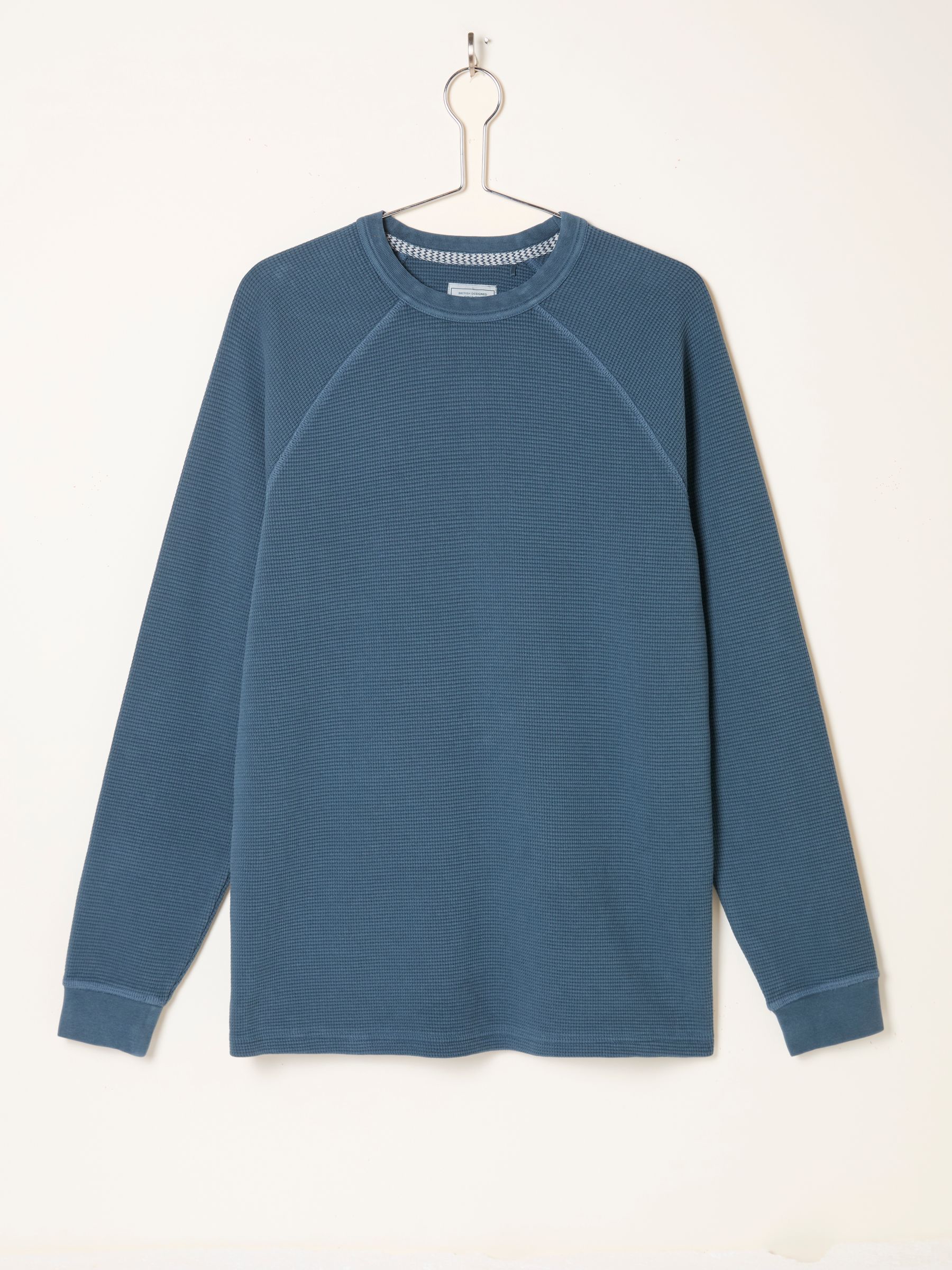 Wye Blue Denim Crew Neck Sweat - Image 6 of 6