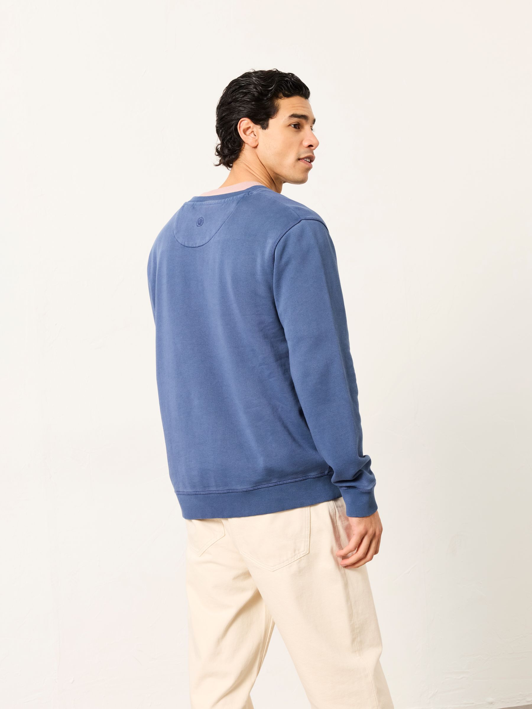 Brooke Denim Dark Blue Henley - Image 2 of 7 Brooke Denim Dark Blue Henley - Image 2 of 7