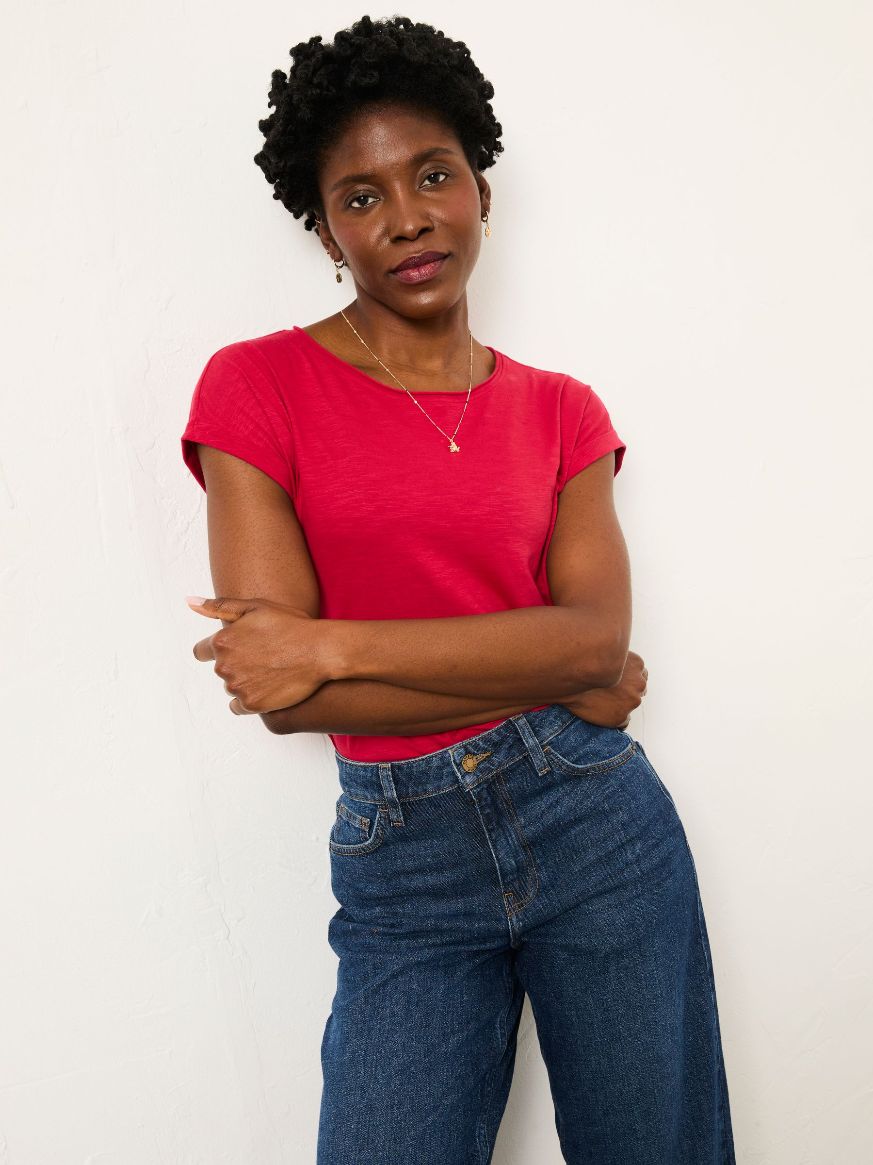 Ivy Fushsia Pink T Shirt - Image 1 of 5 Ivy Fushsia Pink T Shirt - Image 1 of 5