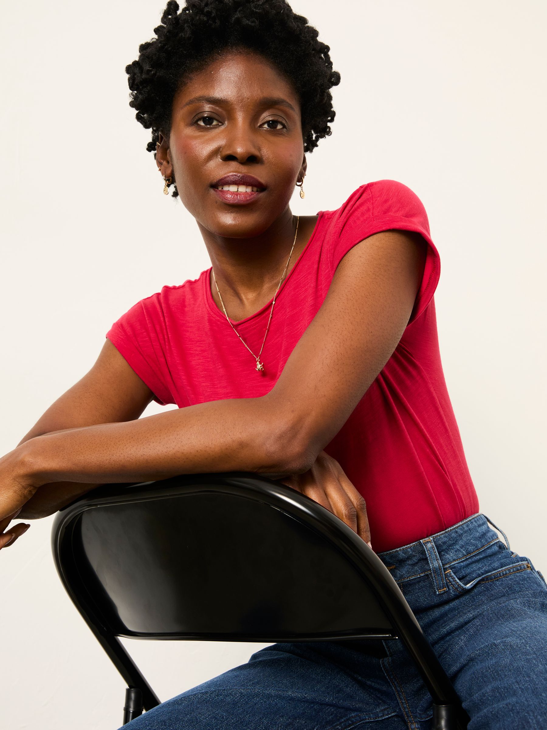 Ivy Fushsia Pink T Shirt - Image 4 of 5