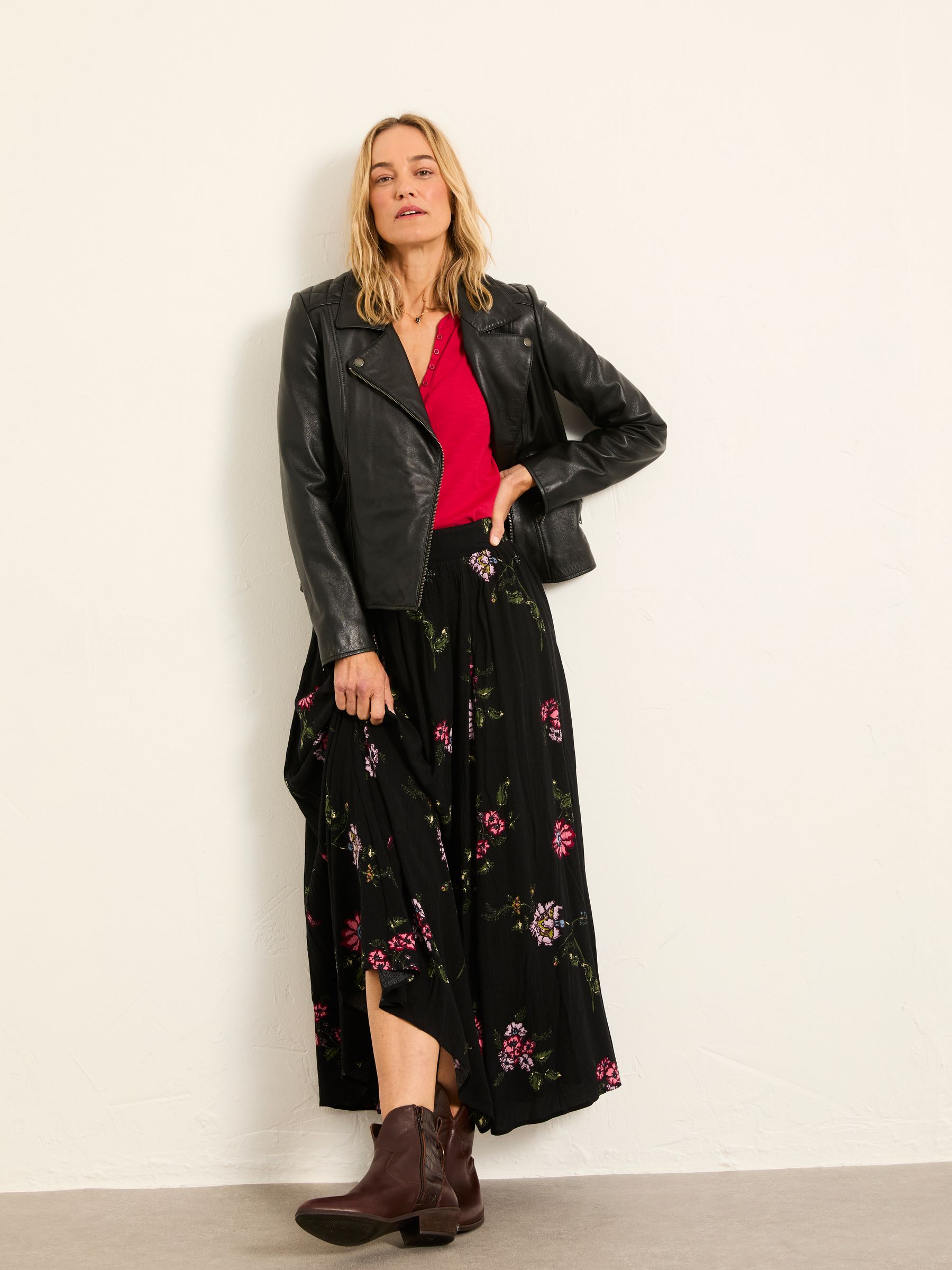 Aster Fushsia Pink 3/4 Sleeve T Shirt - Image 5 of 6