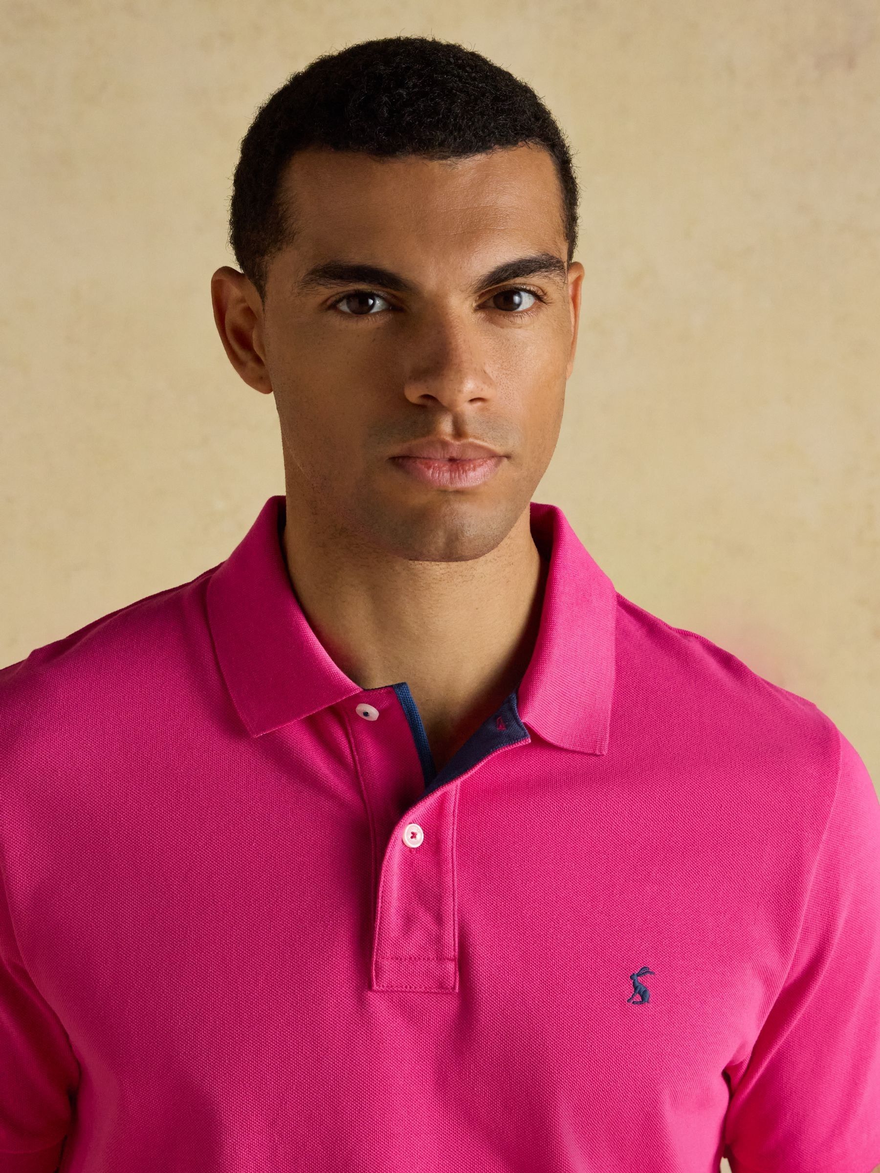 Woody Magenta Pink Cotton Pique Polo Shirt - Image 4 of 8