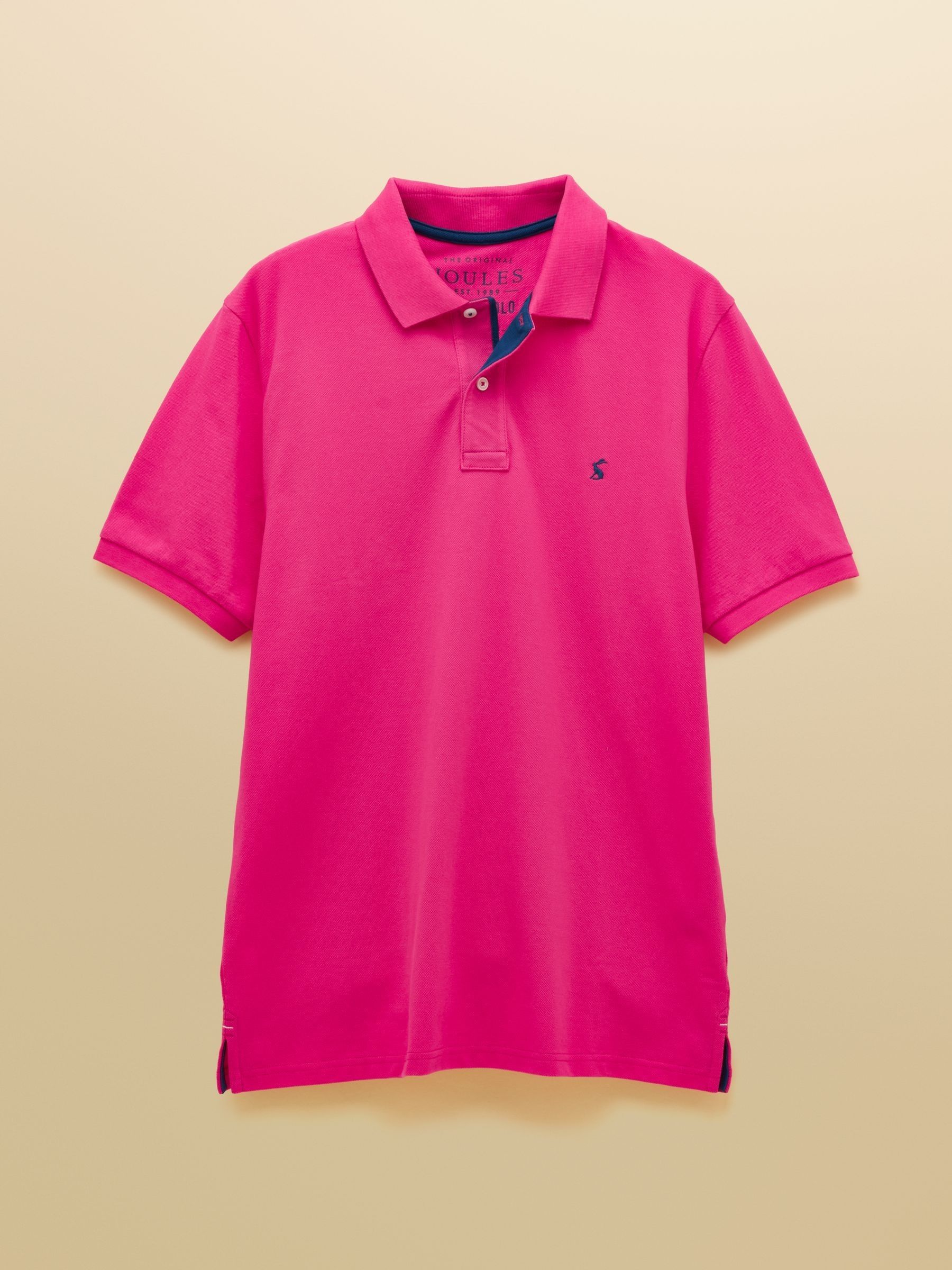 Woody Magenta Pink Cotton Pique Polo Shirt - Image 8 of 8