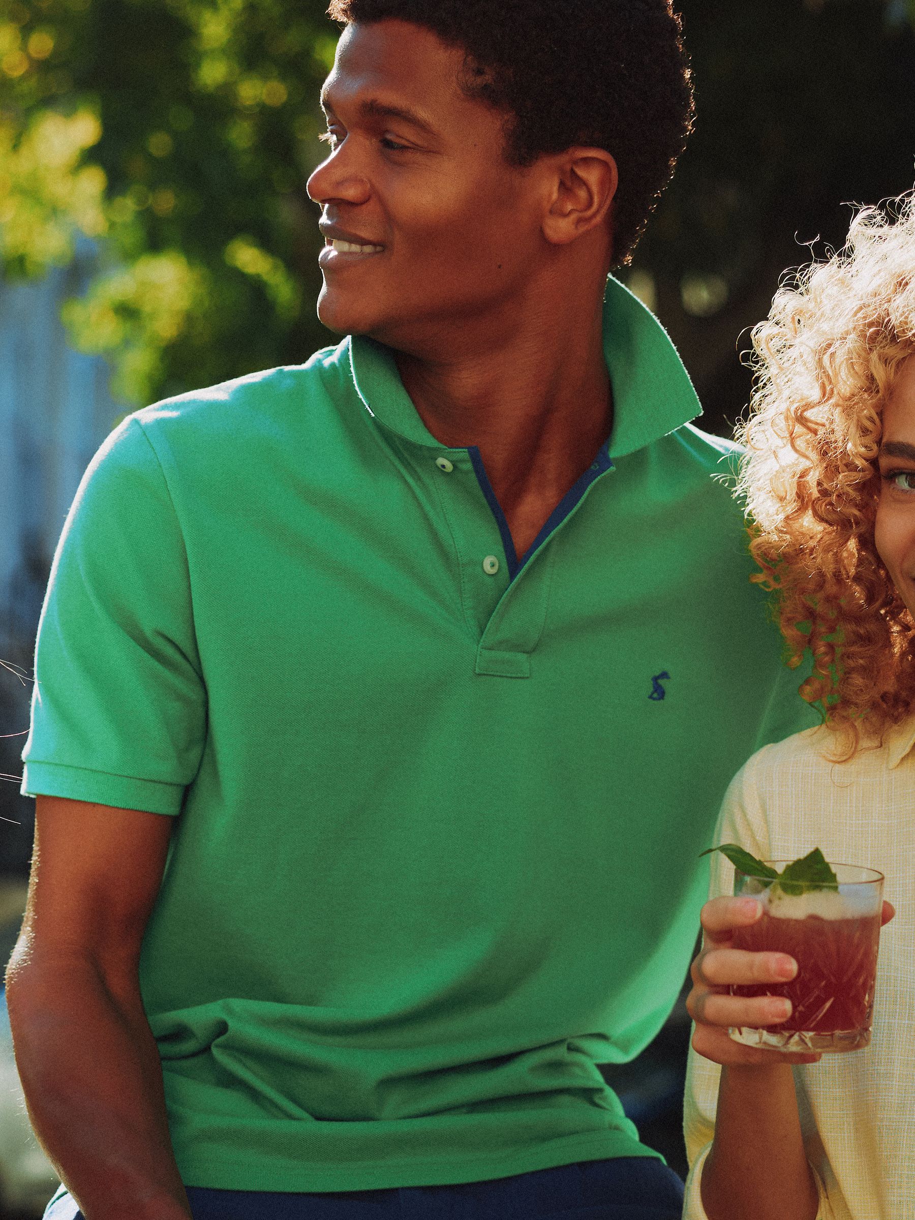 Woody Bright Green Cotton Pique Polo Shirt - Image 2 of 11