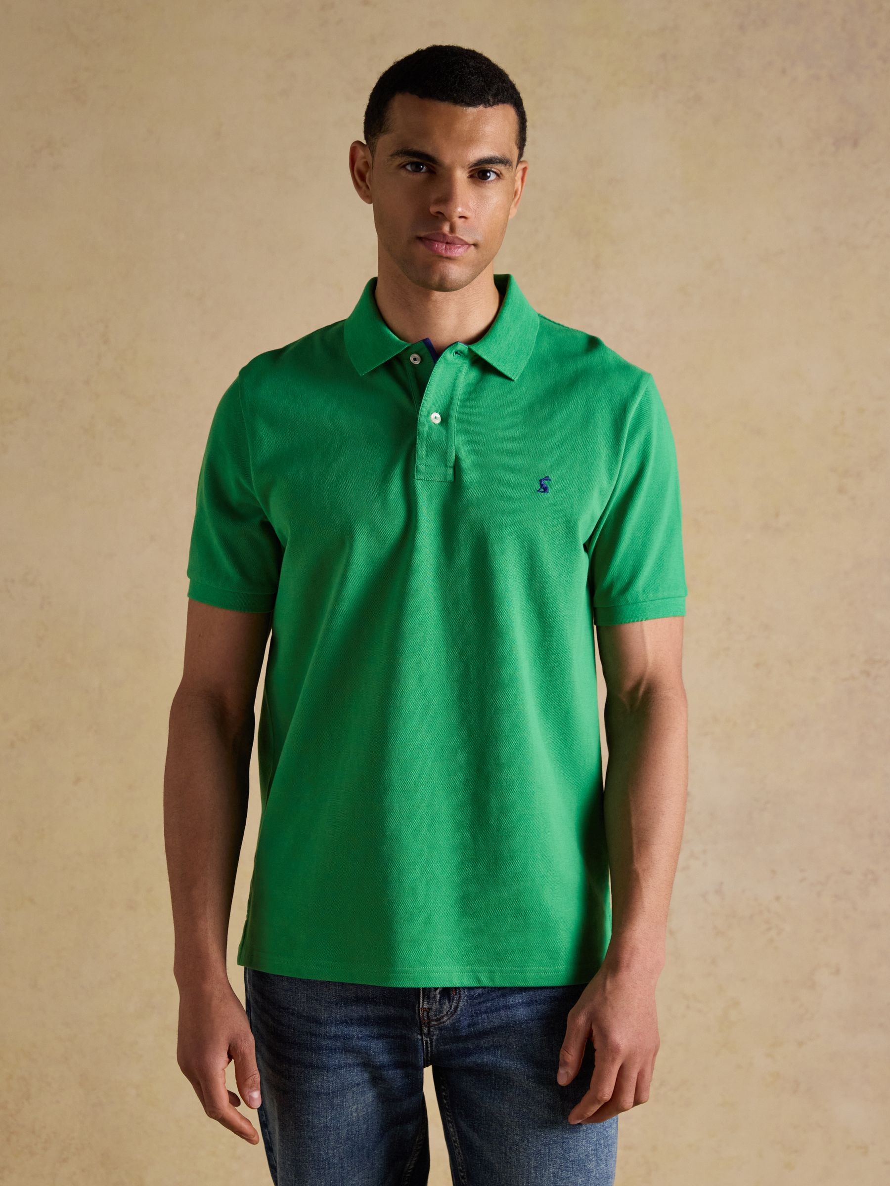 Woody Bright Green Cotton Pique Polo Shirt - Image 3 of 11
