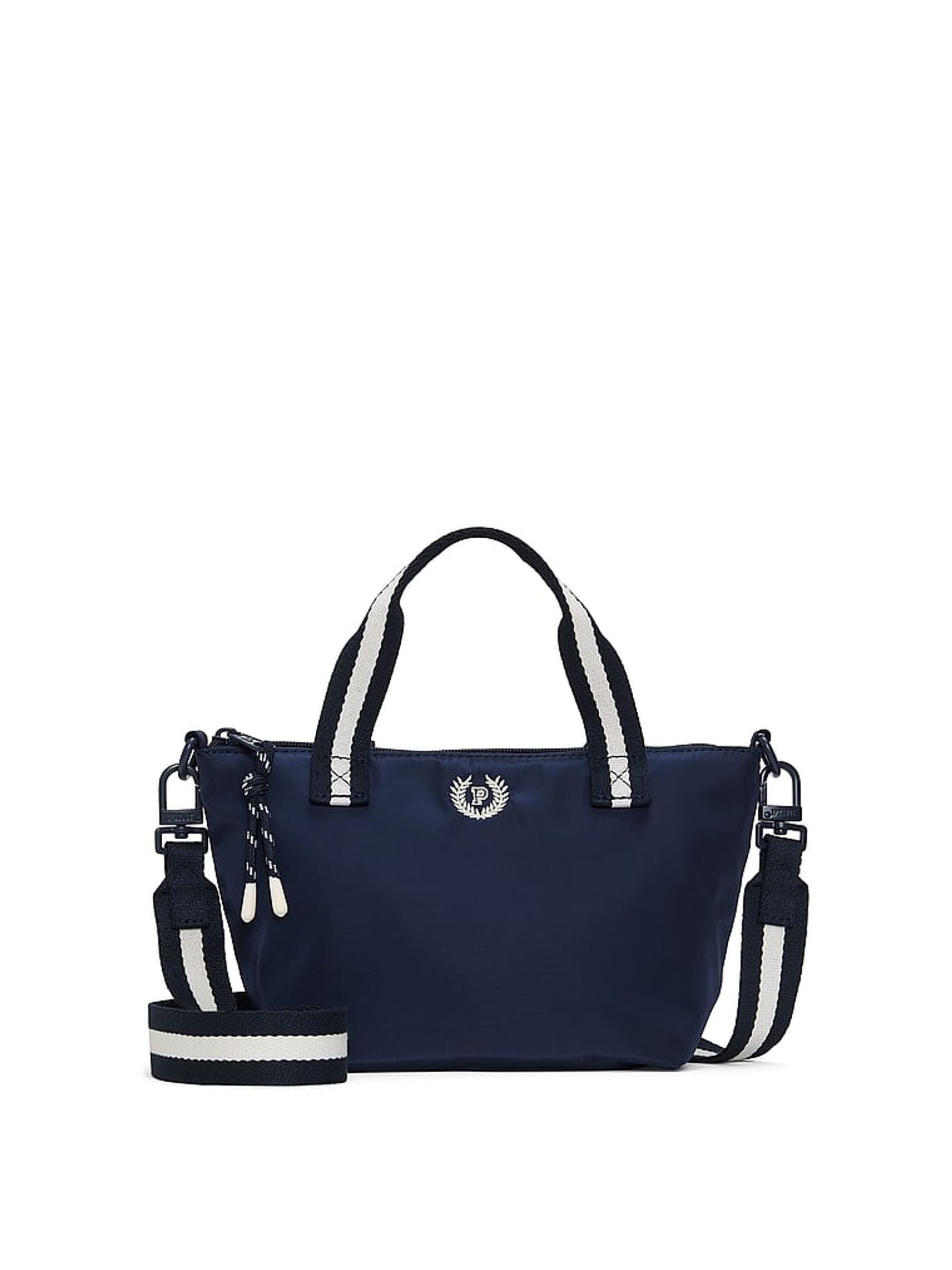 Noir Navy Blue Mini Cross-Body Tote Bag - Image 1 of 4