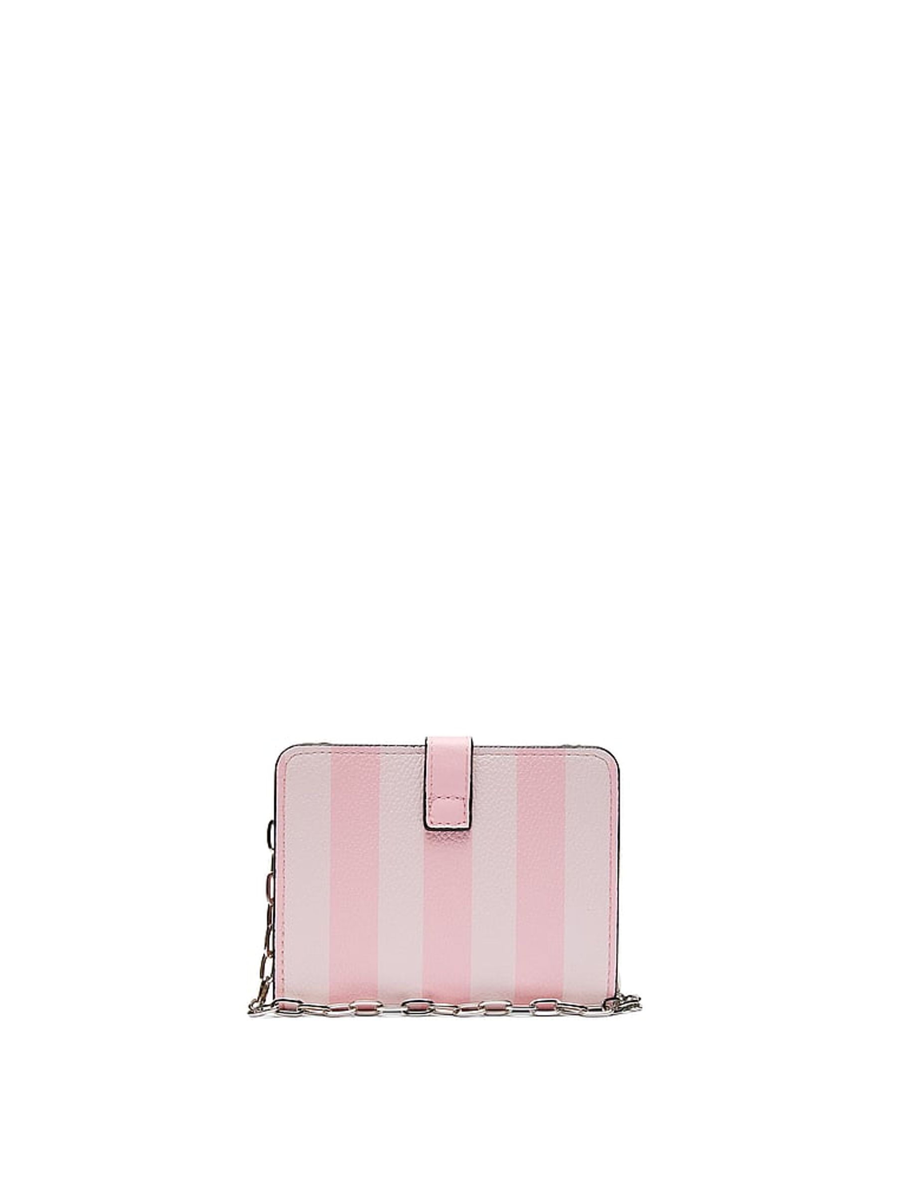 Iconic Stripe Pink Convertible Chain Wallet - Image 2 of 3
