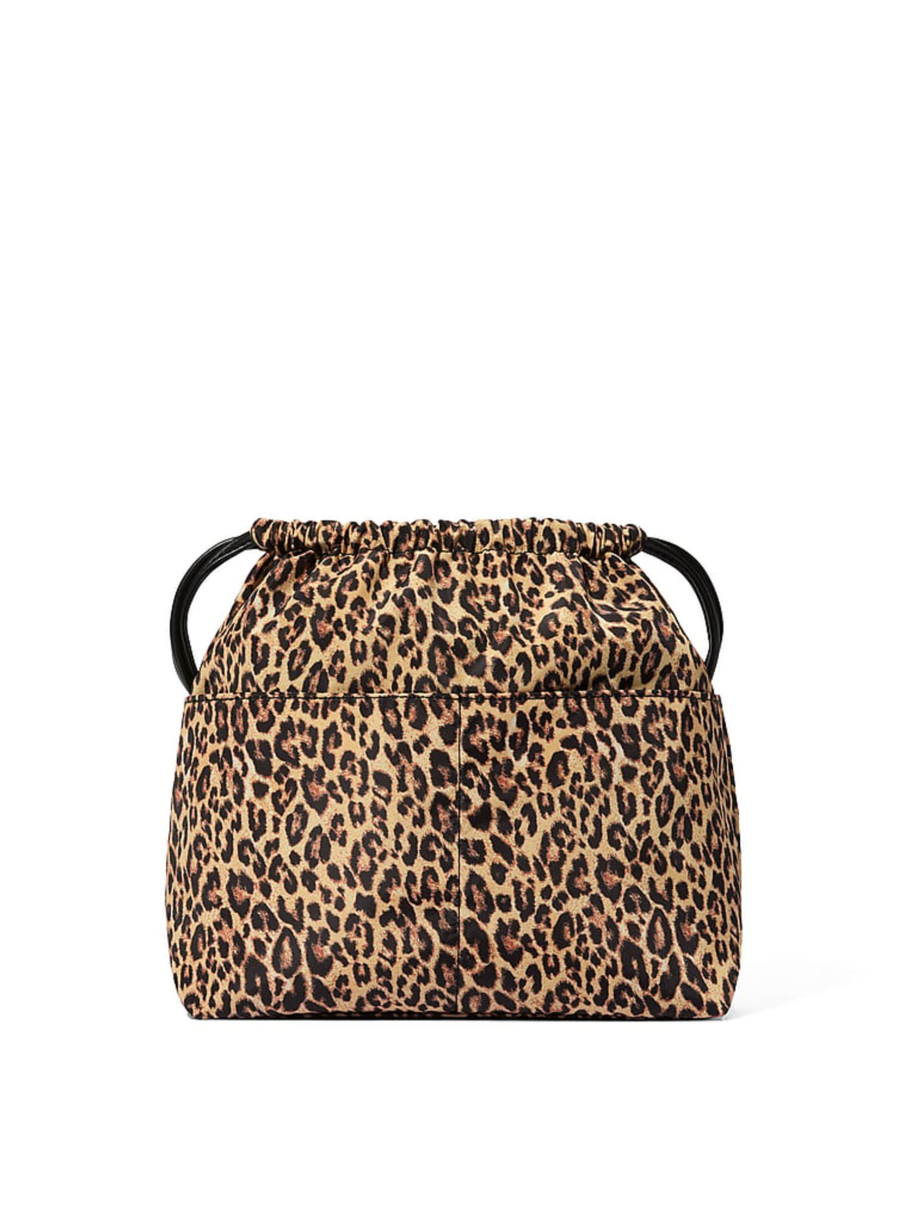 Leopard Brown Cinch Makeup Bag - Image 2 of 3