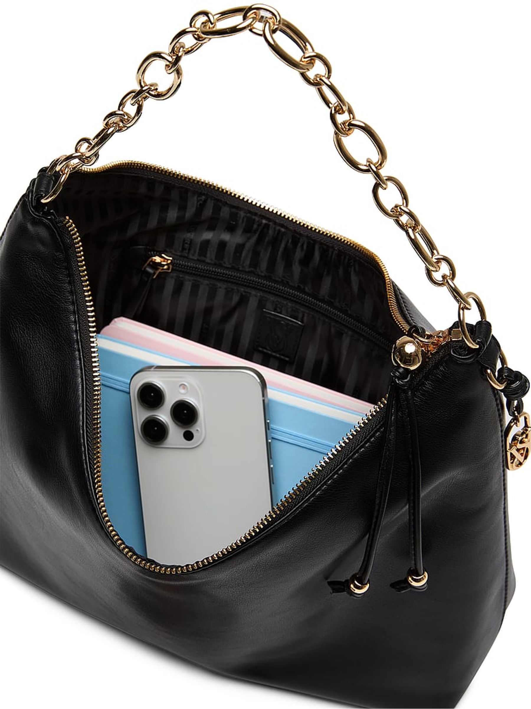 Black Medium Hobo Bag - Image 4 of 4