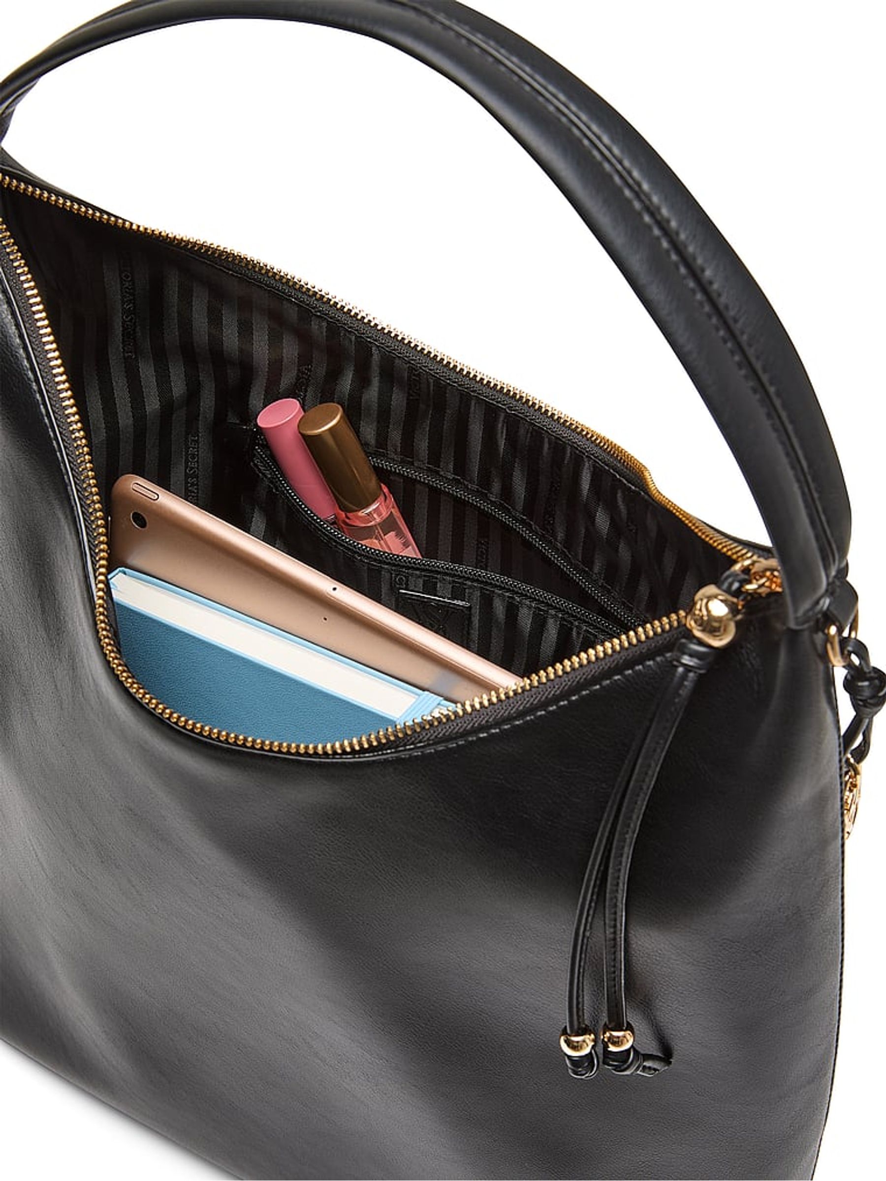 Black Large Hobo Bag - Image 4 of 4